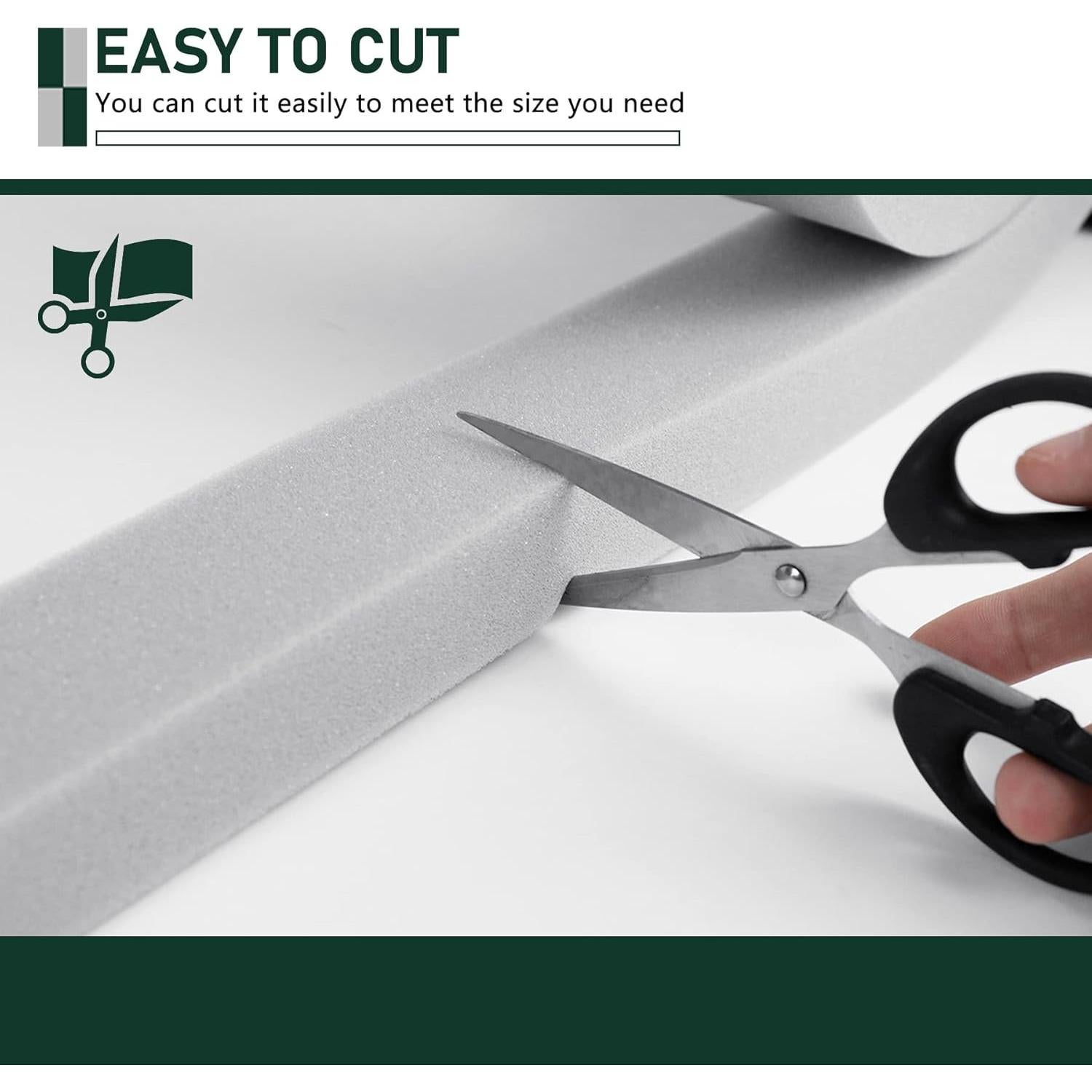 Tira de Espuma Aislante Flehomo 1.98m para Aire Acondicionado