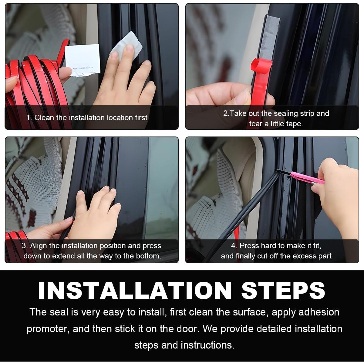 Tira de Sello de Goma DXNQ 21m Doble Capa 5-Hoyos Autoadhesiva