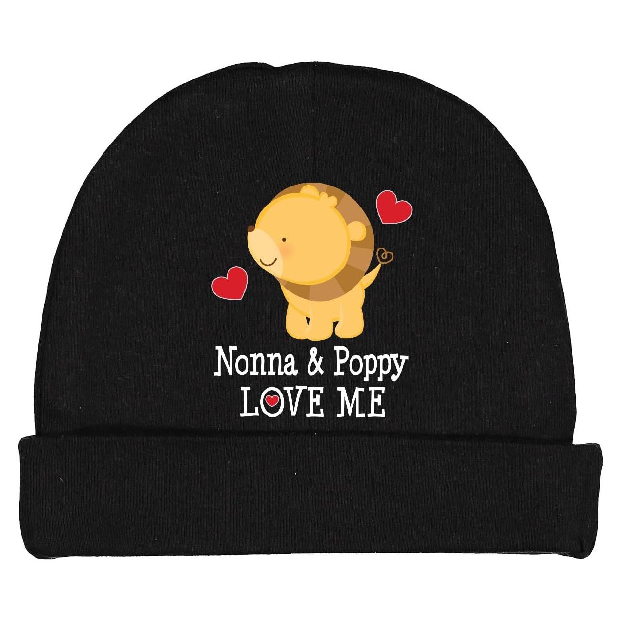 Gorro de Bebé León Nonna y Poppy 100% Algodón Negro