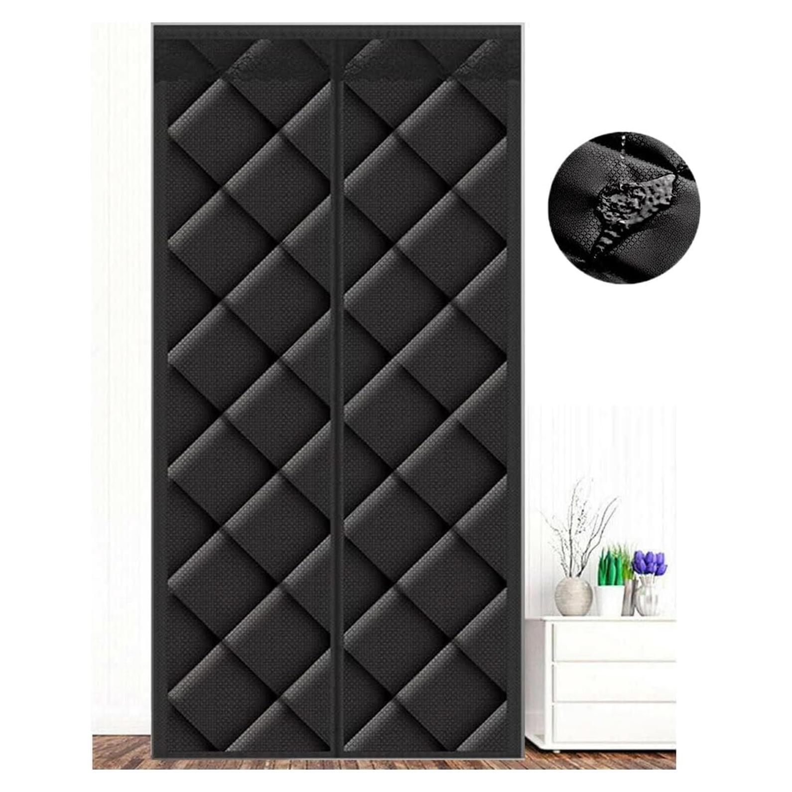 Cortina de Puerta Magnética ZHhan 91x213 cm Aislante Impermeable