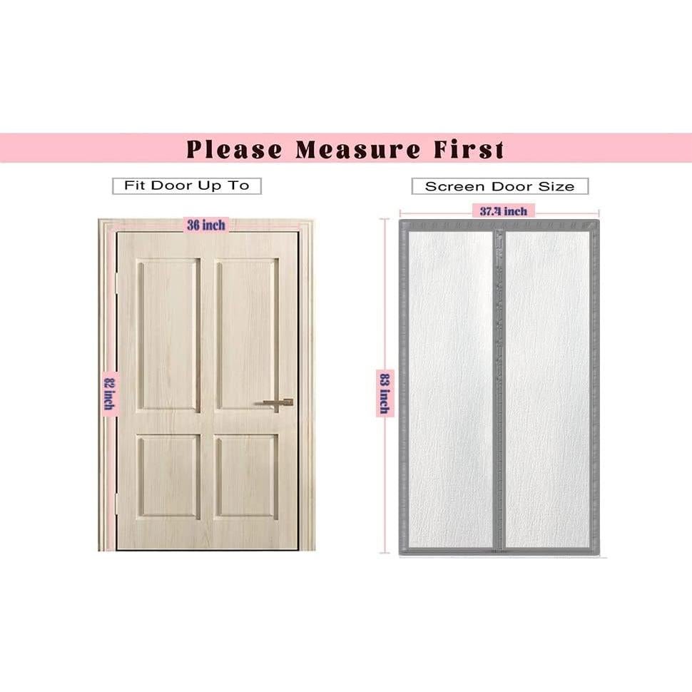 Cortina de Puerta Aislada Magnética Veanusiver 95.2x210.8cm