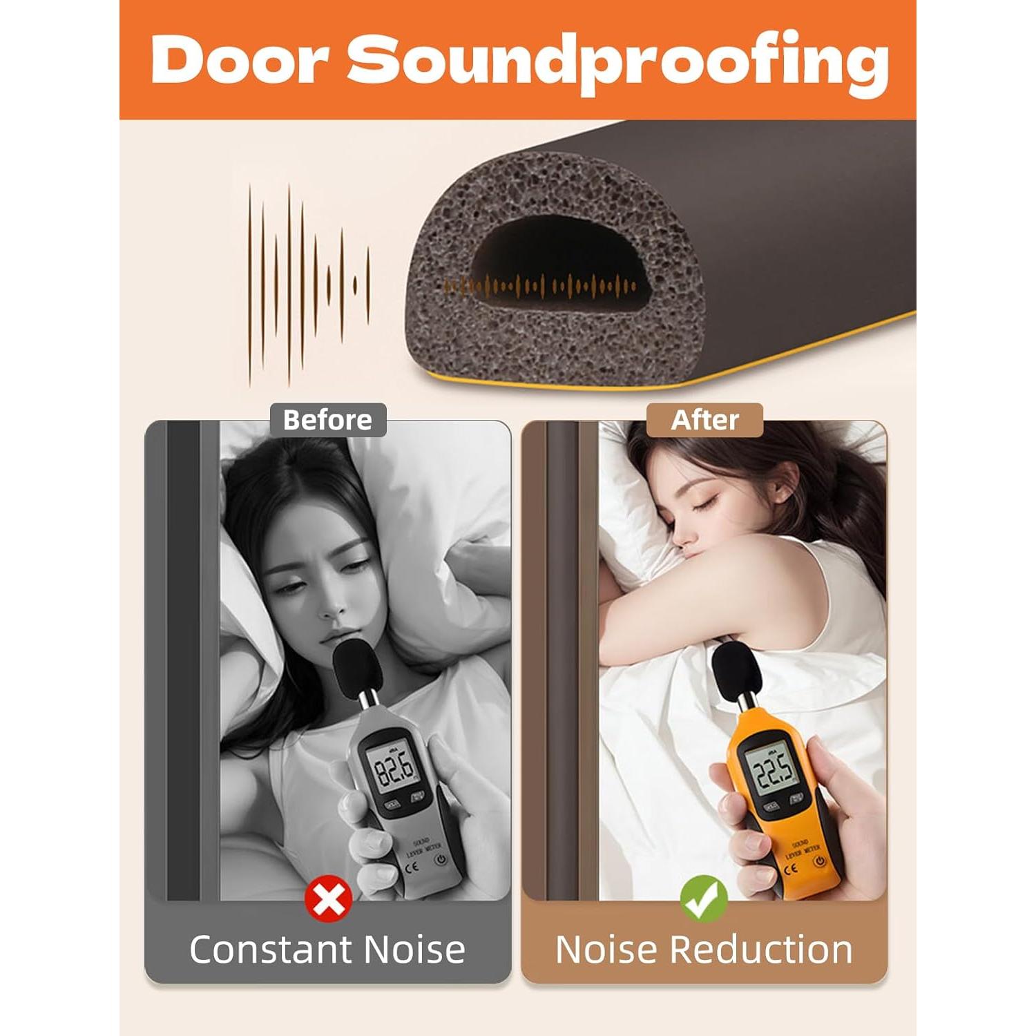 Tira de Sellado Aislante Autoadhesiva CHENYA 10m Marrón 6.1mm