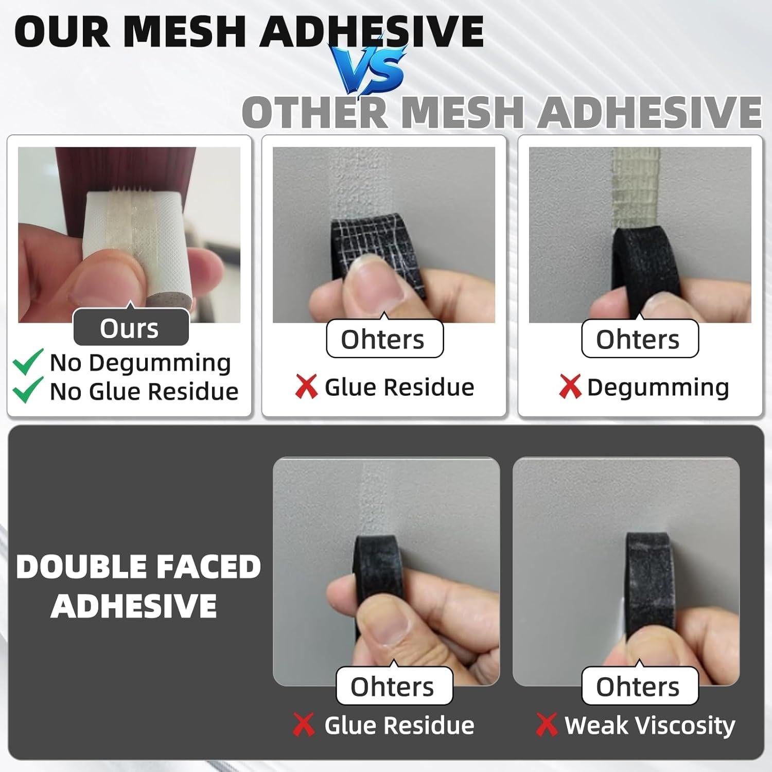 Tira de sellado Vannesse 118" (299.72 cm) espuma blanca insonorizante