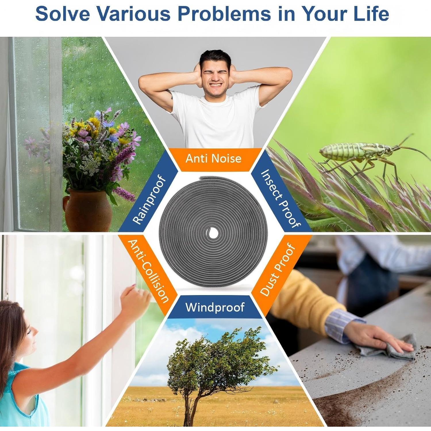 Cinta Adhesiva Aislante BlitzFill 10m Gris 0.35"x0.2"