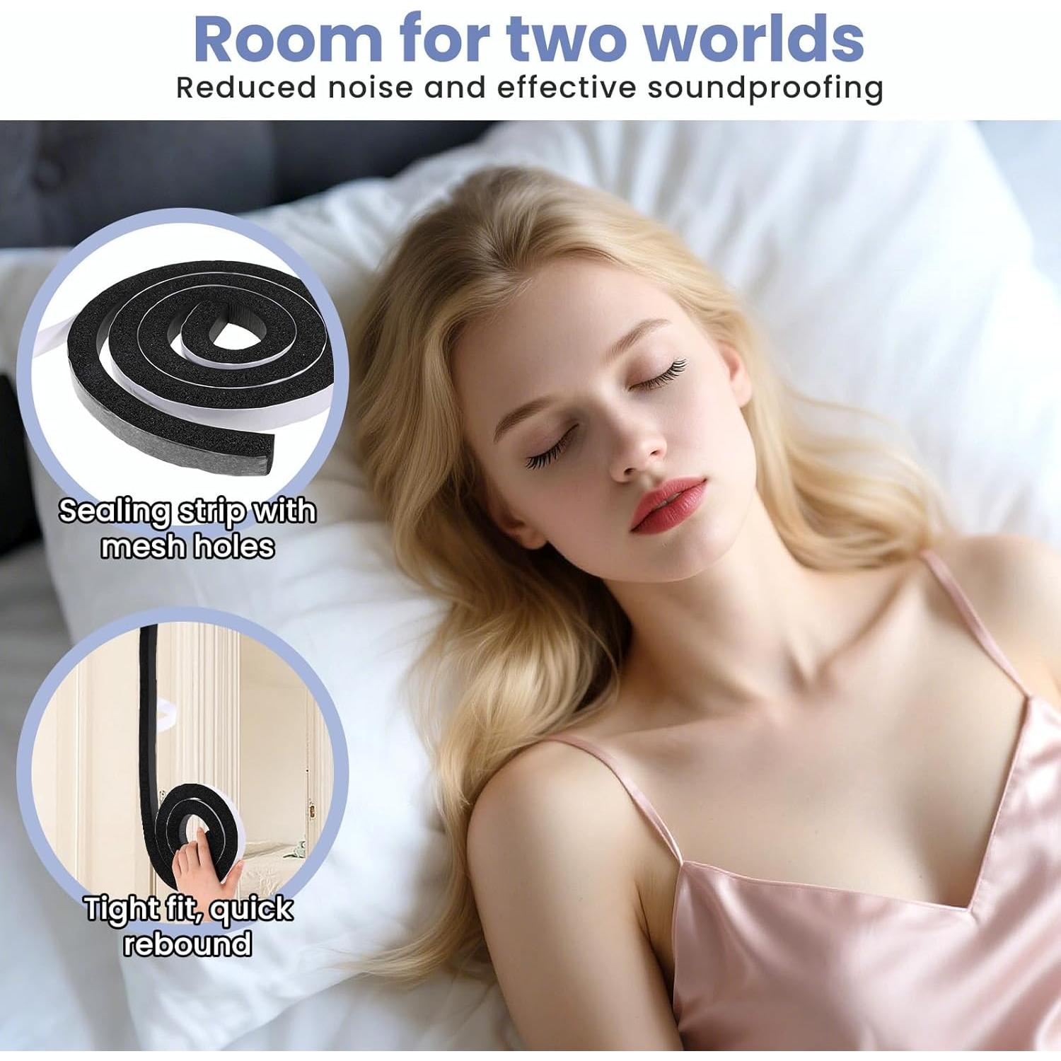 Cinta de Sellado de Espuma Psyqtsuary 2m 25mm Aislamiento