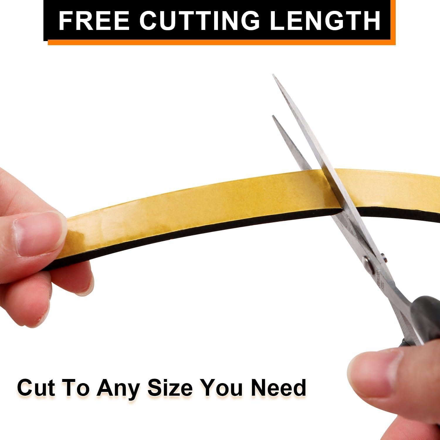 Cinta de Sellado de Espuma Sunroda 10M Aislante Acústico Negro