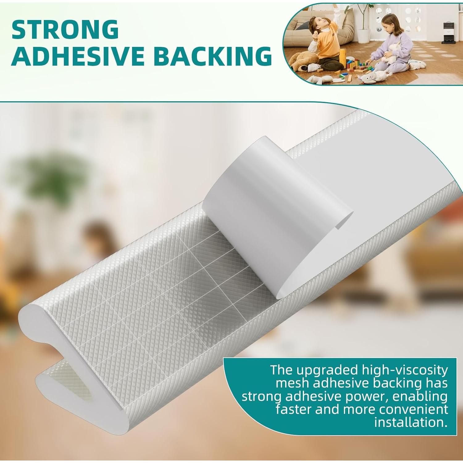 Tira de Sellado de Espuma en Forma de V MUSRCYIO 10 m Blanco