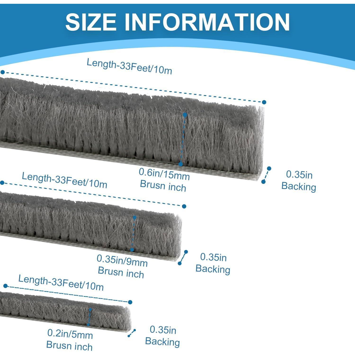 Sellado Acústico Aislante Qoqooice 10m x 0.89cm x 0.51cm