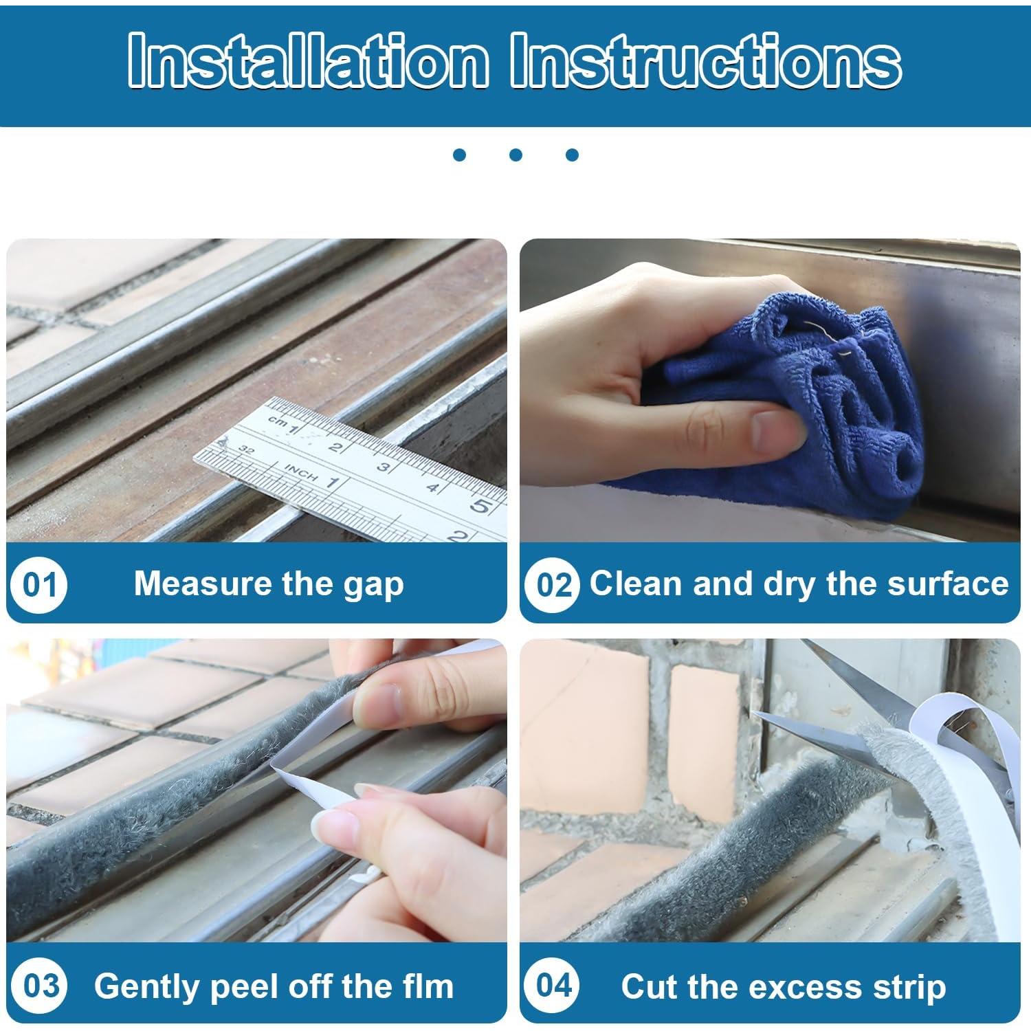 Sellado Acústico Aislante Qoqooice 10m x 0.89cm x 0.51cm