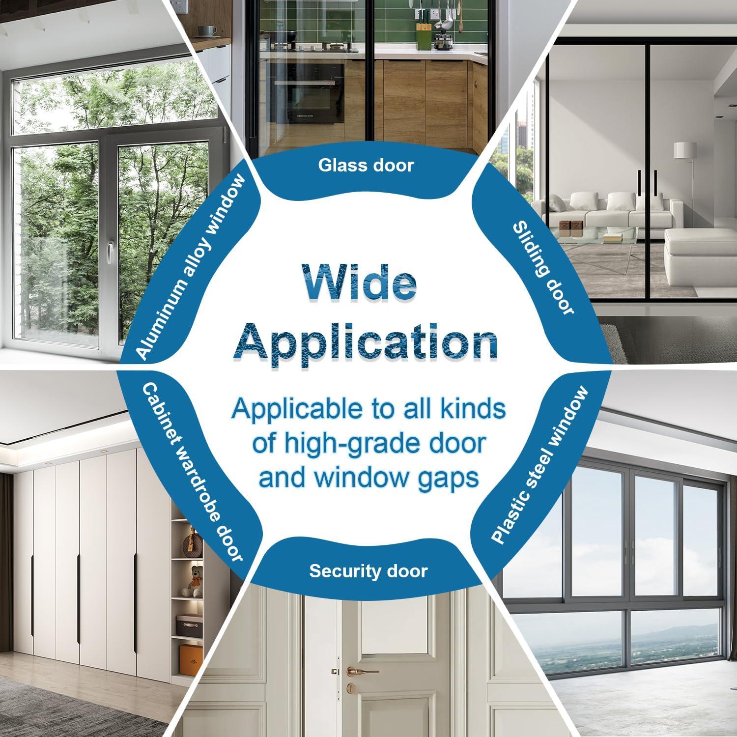 Sellado Acústico Aislante Qoqooice 10m x 0.89cm x 0.51cm