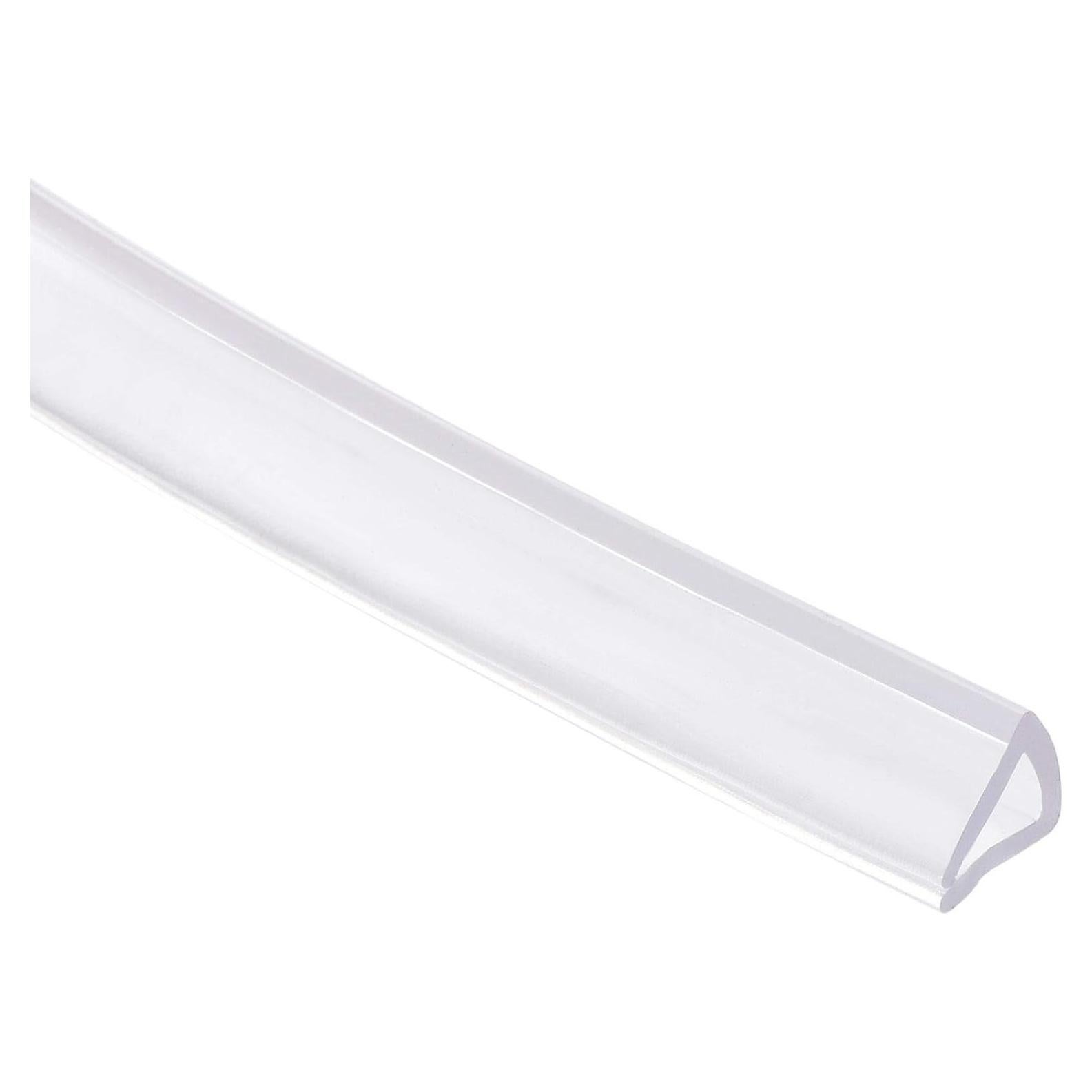 Sello U de Recorte uxcell 3 Metros PVC Transparente 7mm