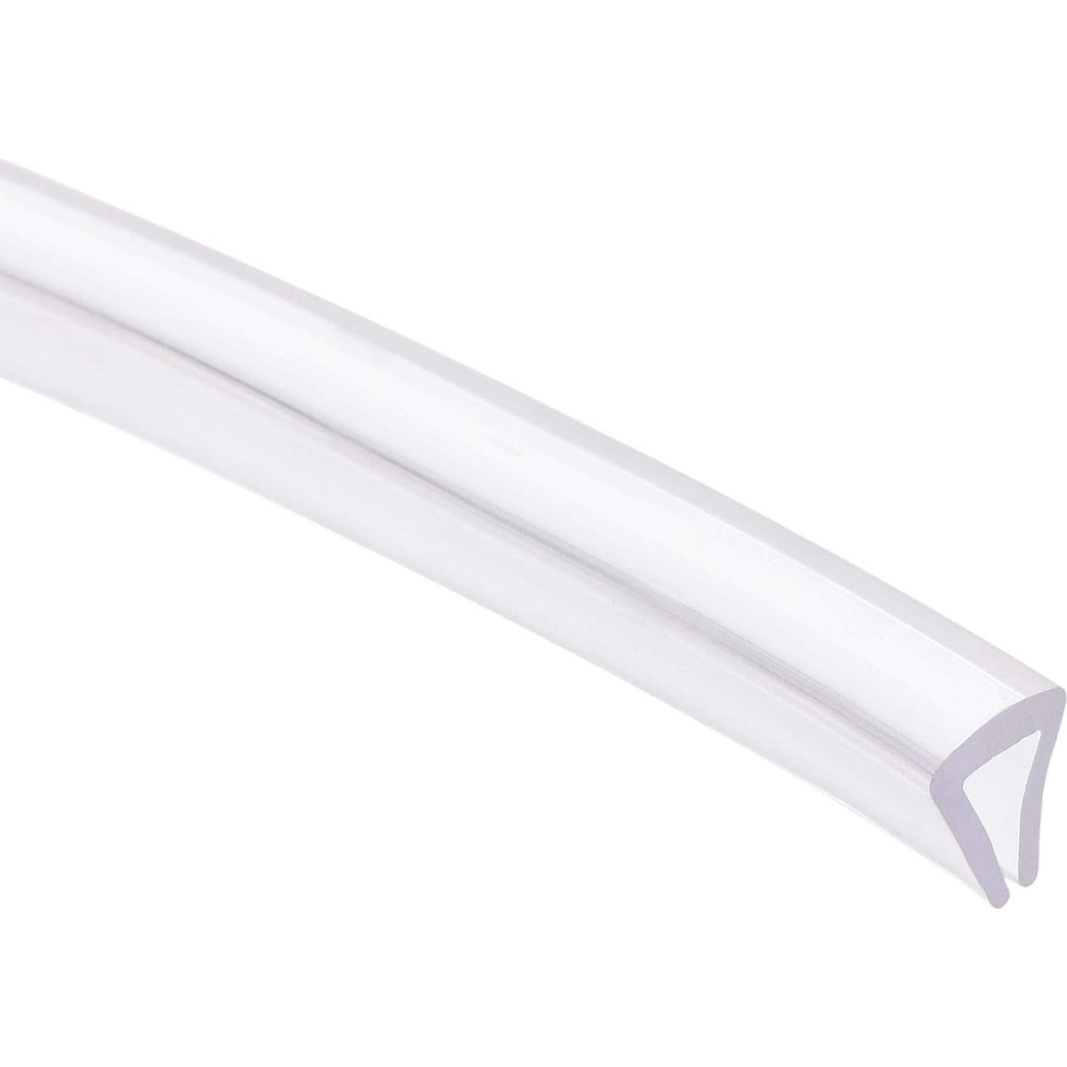 Sello U de Recorte uxcell 3 Metros PVC Transparente 7mm