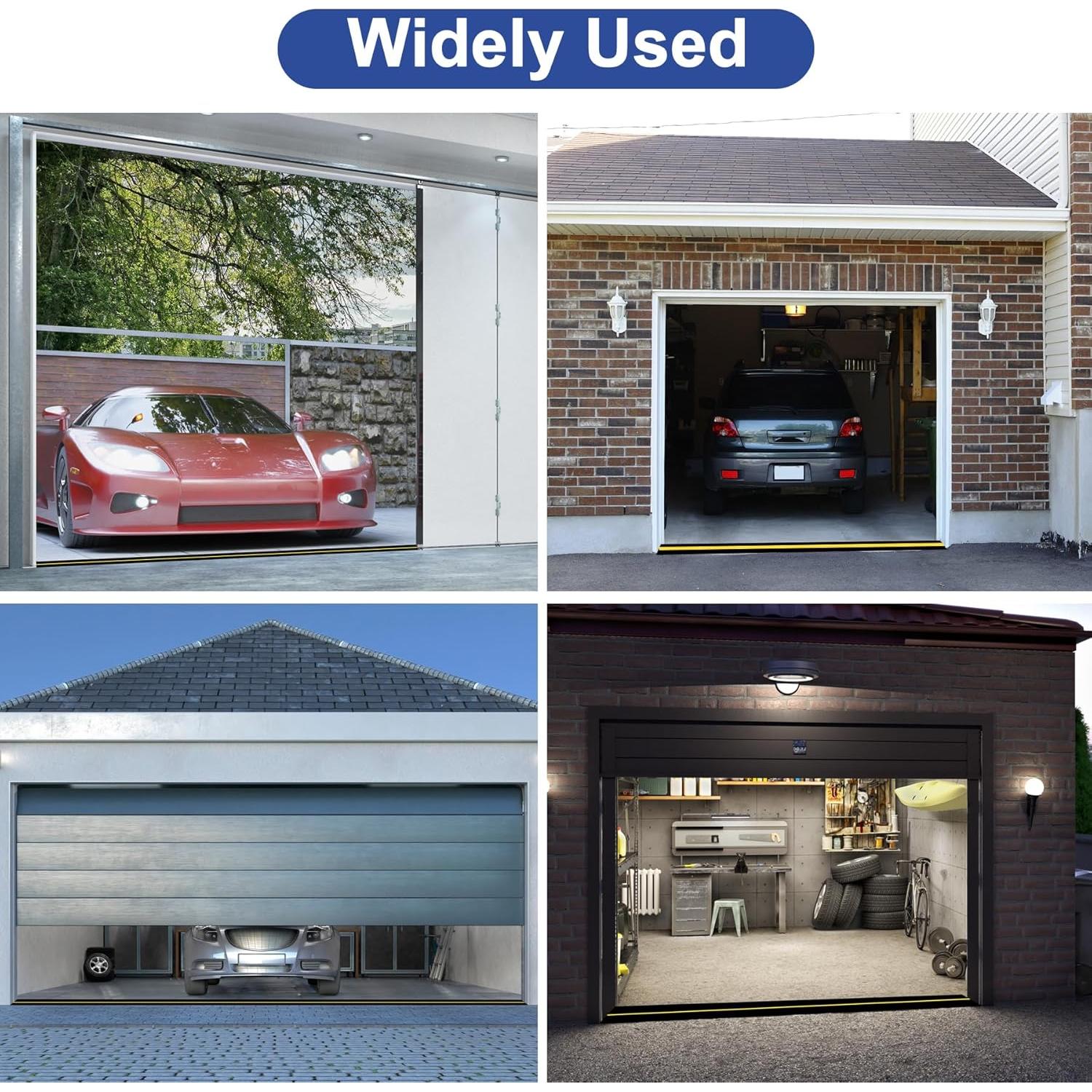 Tira de Umbral de Goma ToLanbbt 3m para Puerta de Garaje