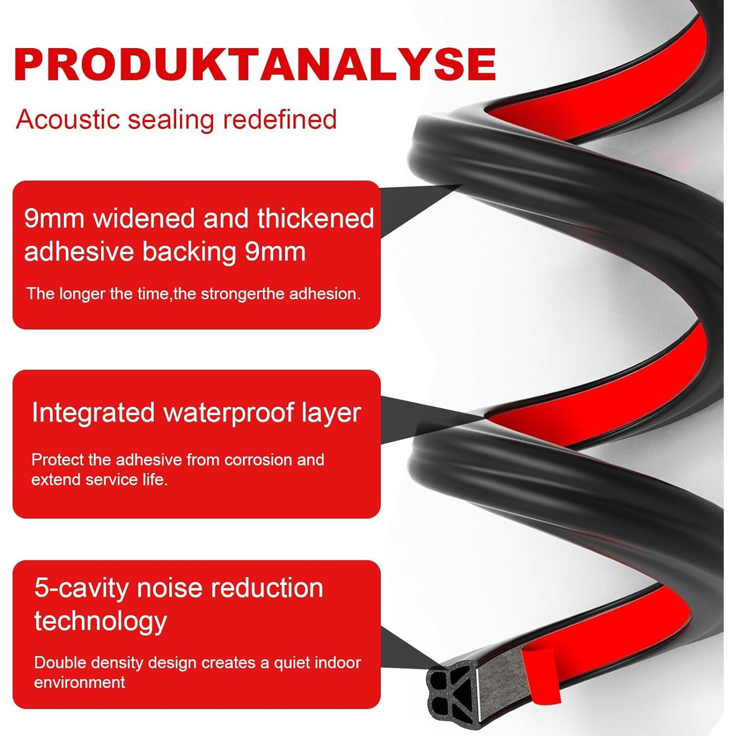 Tira de Sello para Puerta de Auto 17.0M Storystore Goma