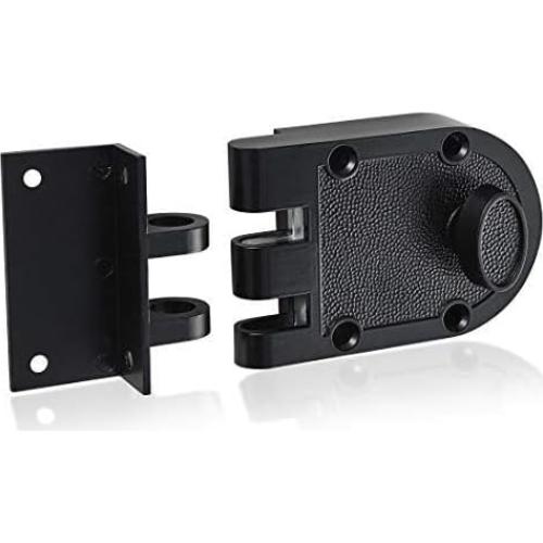 Cerradura de Pestillo SUMBIN con Llave Negra Cilindro Simple