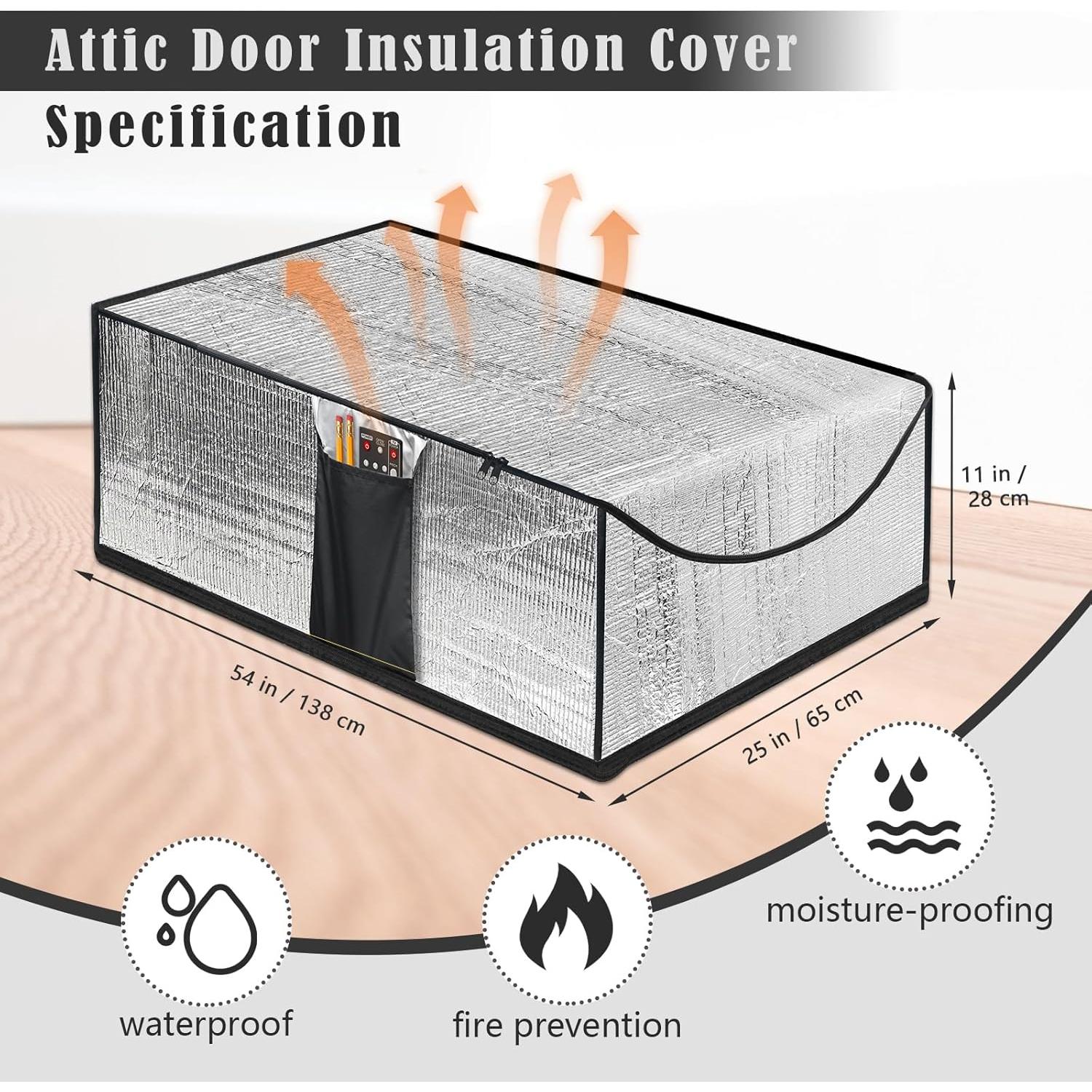Cubierta de Aislamiento para Escaleras de Ático Windspeed 137x64x28 cm