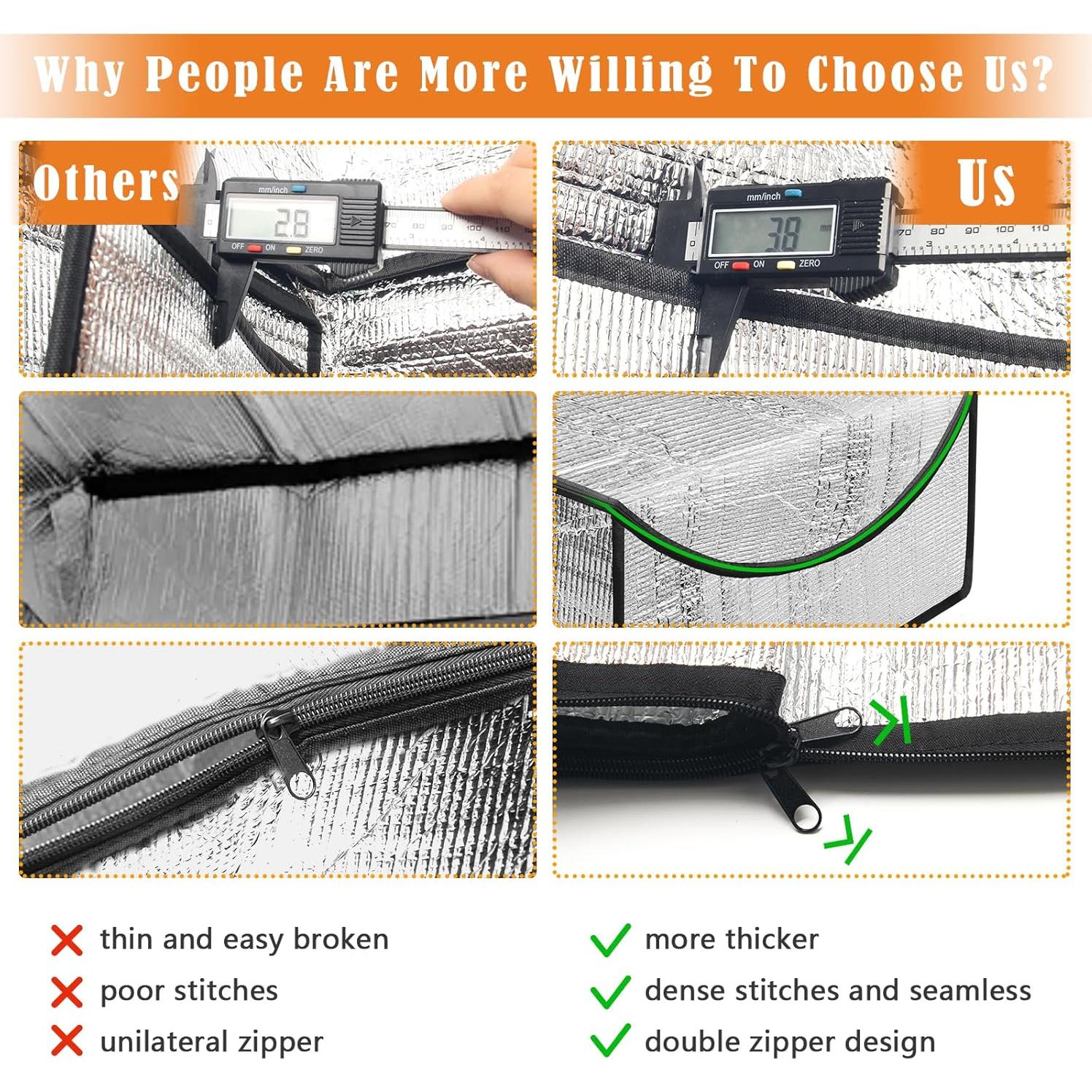 Cubierta de Aislamiento para Escaleras de Ático Windspeed 137x64x28 cm