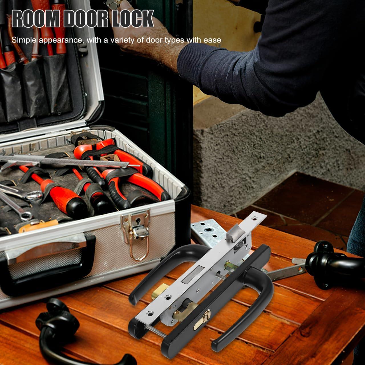 Mango de Puerta Negro LALAFINA para Puerta de Tormenta