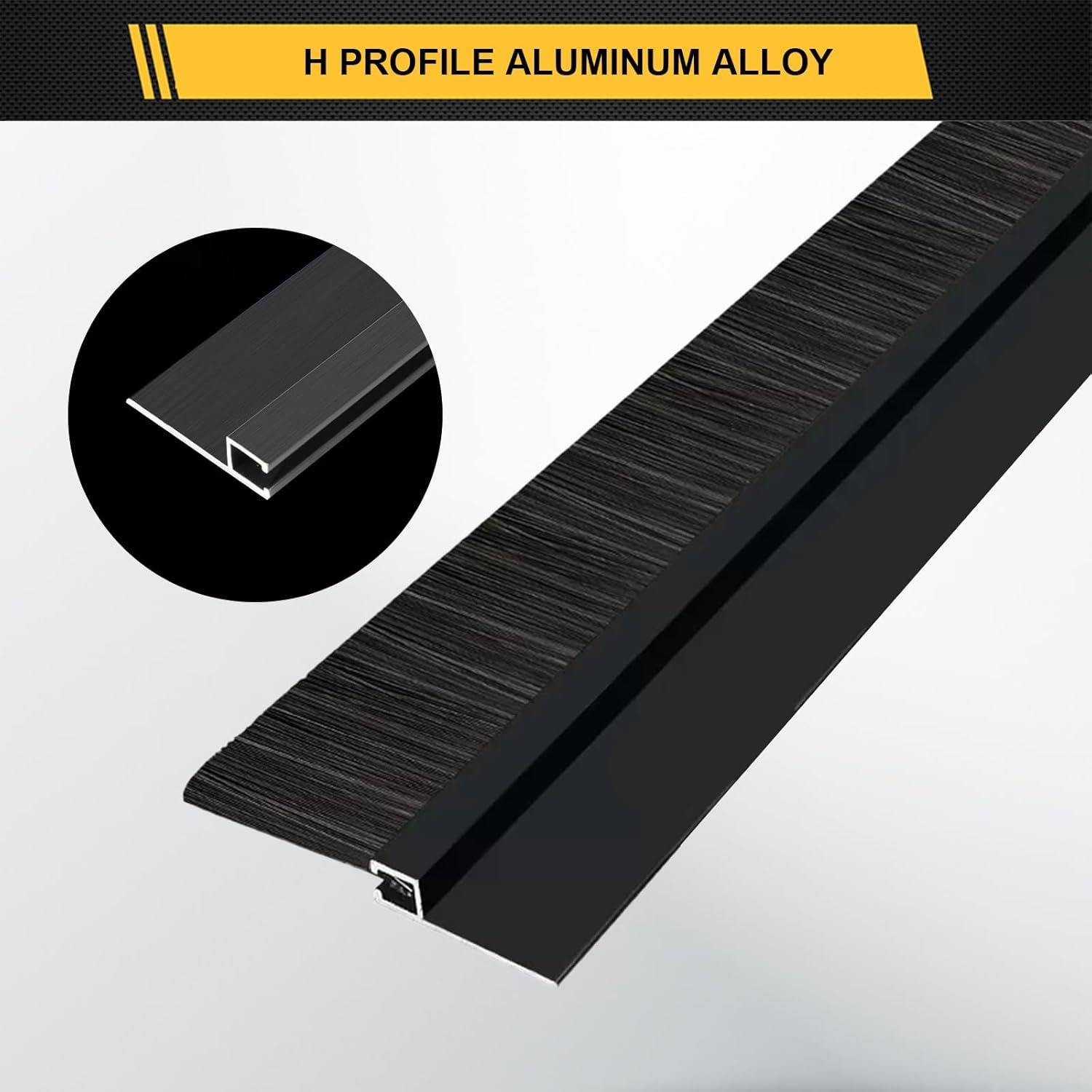 Paquete de 8 cepillos de barrido inferior CEPIA 100 cm aluminio