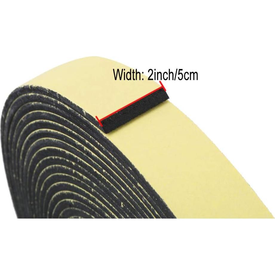 Cinta de Aislamiento de Espuma ToLanbbt 10m x 3.2mm Negra