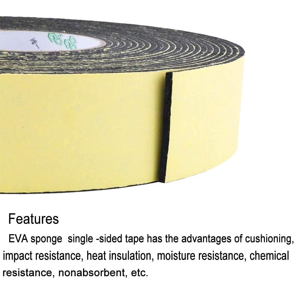 Cinta de Aislamiento de Espuma ToLanbbt 10m x 3.2mm Negra