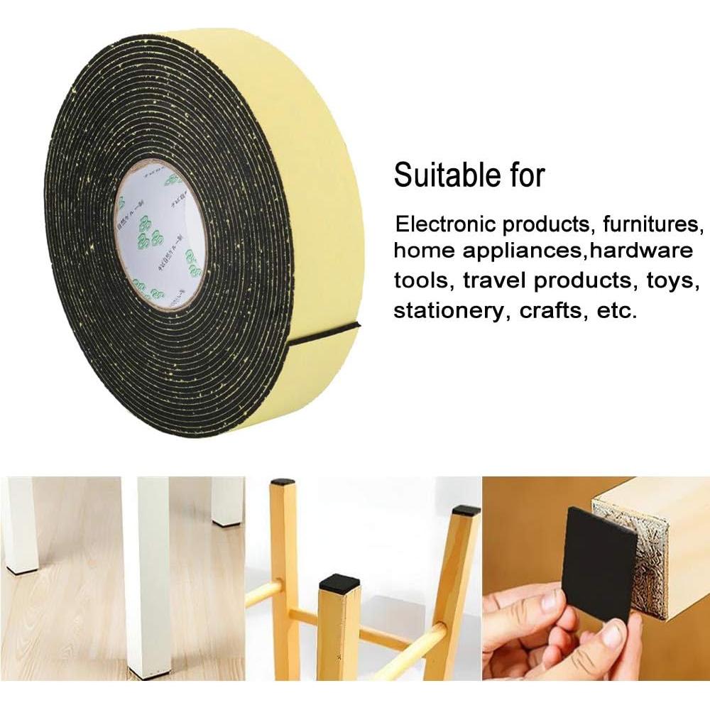 Cinta de Aislamiento de Espuma ToLanbbt 10m x 3.2mm Negra