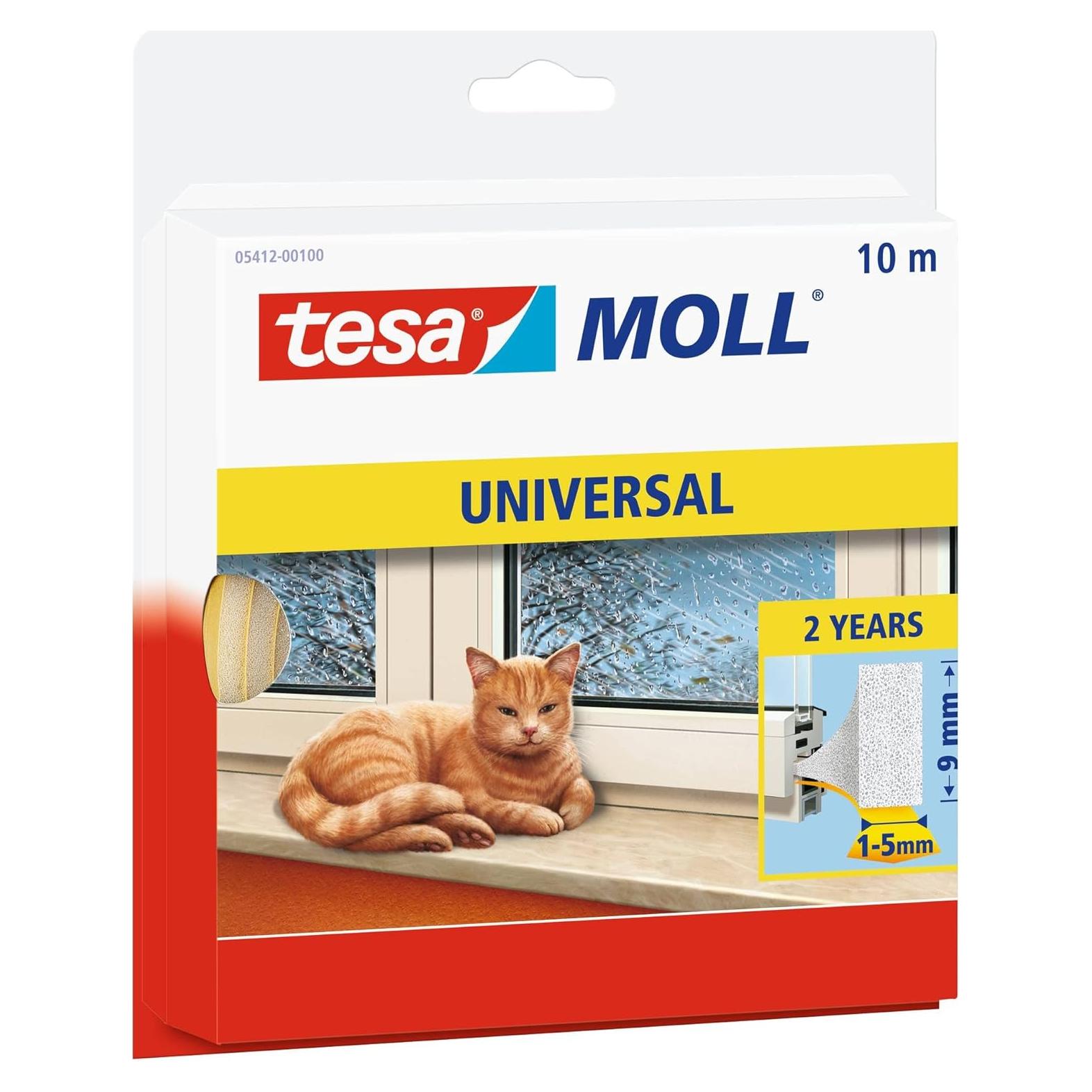 Cinta de Sellado Espuma Universal tesamoll 10m x 9mm Aislamiento