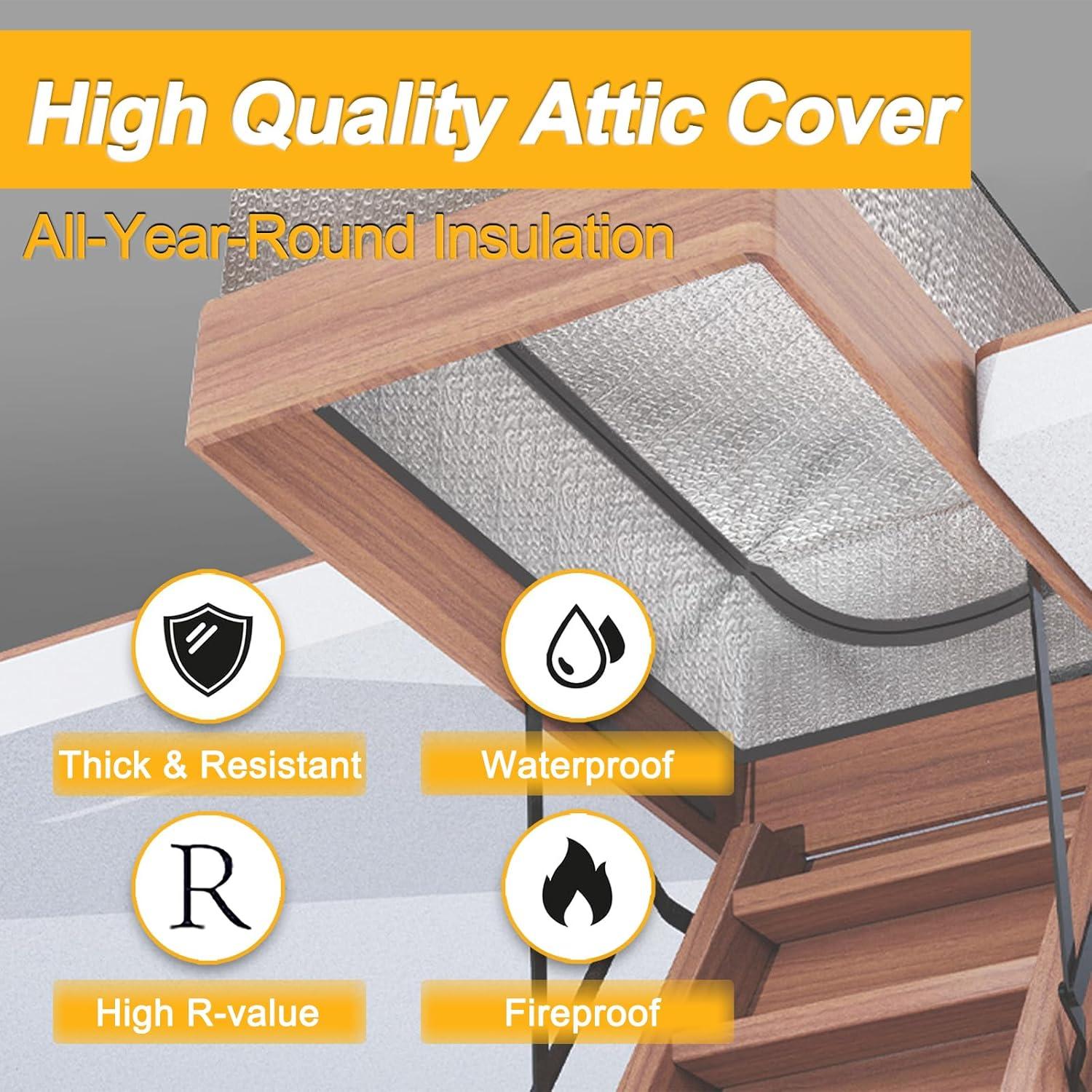 Cubierta de Aislamiento para Puerta de Ático MLUOVI 137.2x63.5cm