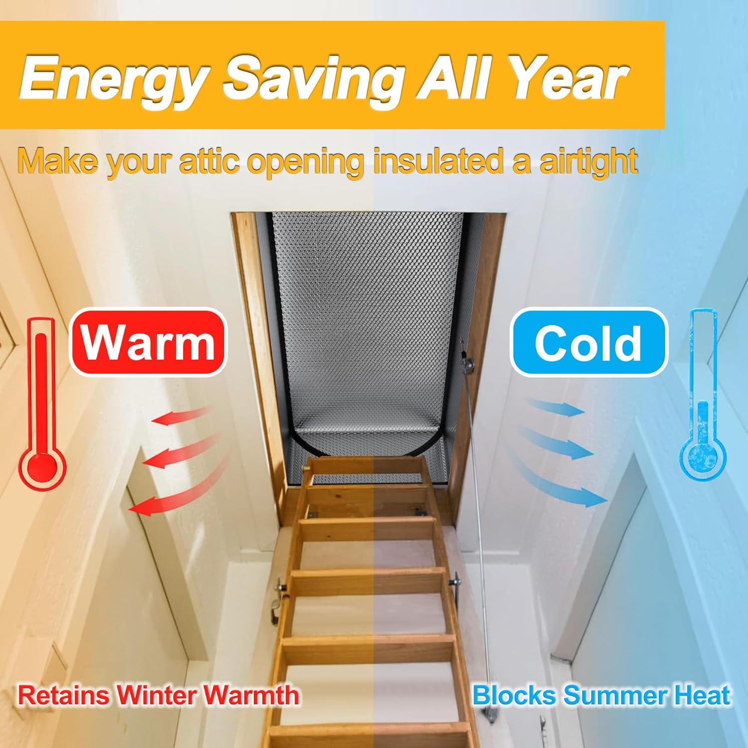 Cubierta de Aislamiento para Puerta de Ático MLUOVI 137.2x63.5cm