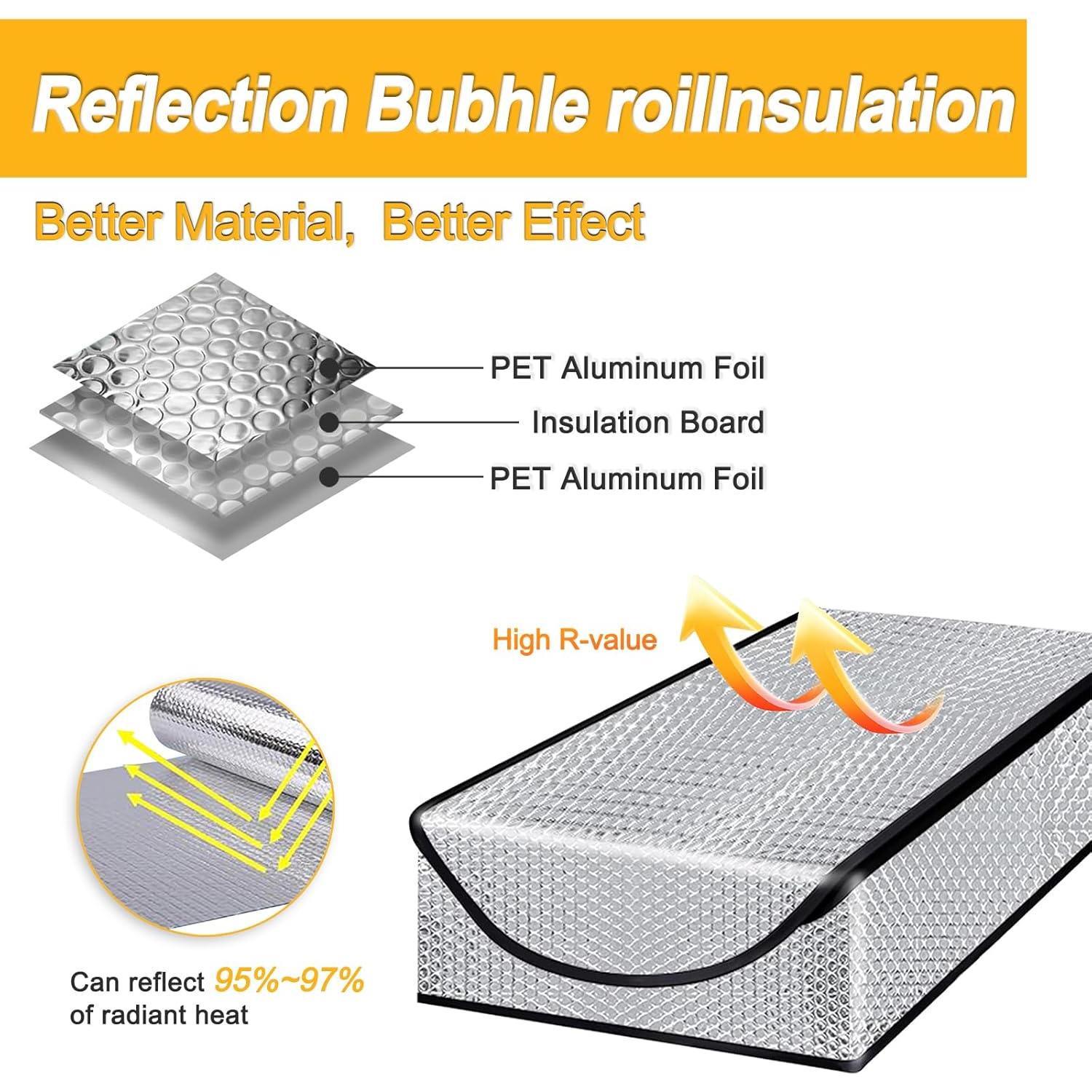Cubierta de Aislamiento para Puerta de Ático MLUOVI 137.2x63.5cm
