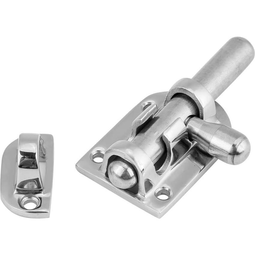 Cerradura de puerta de barco Acouto 60mm Acero inoxidable 316