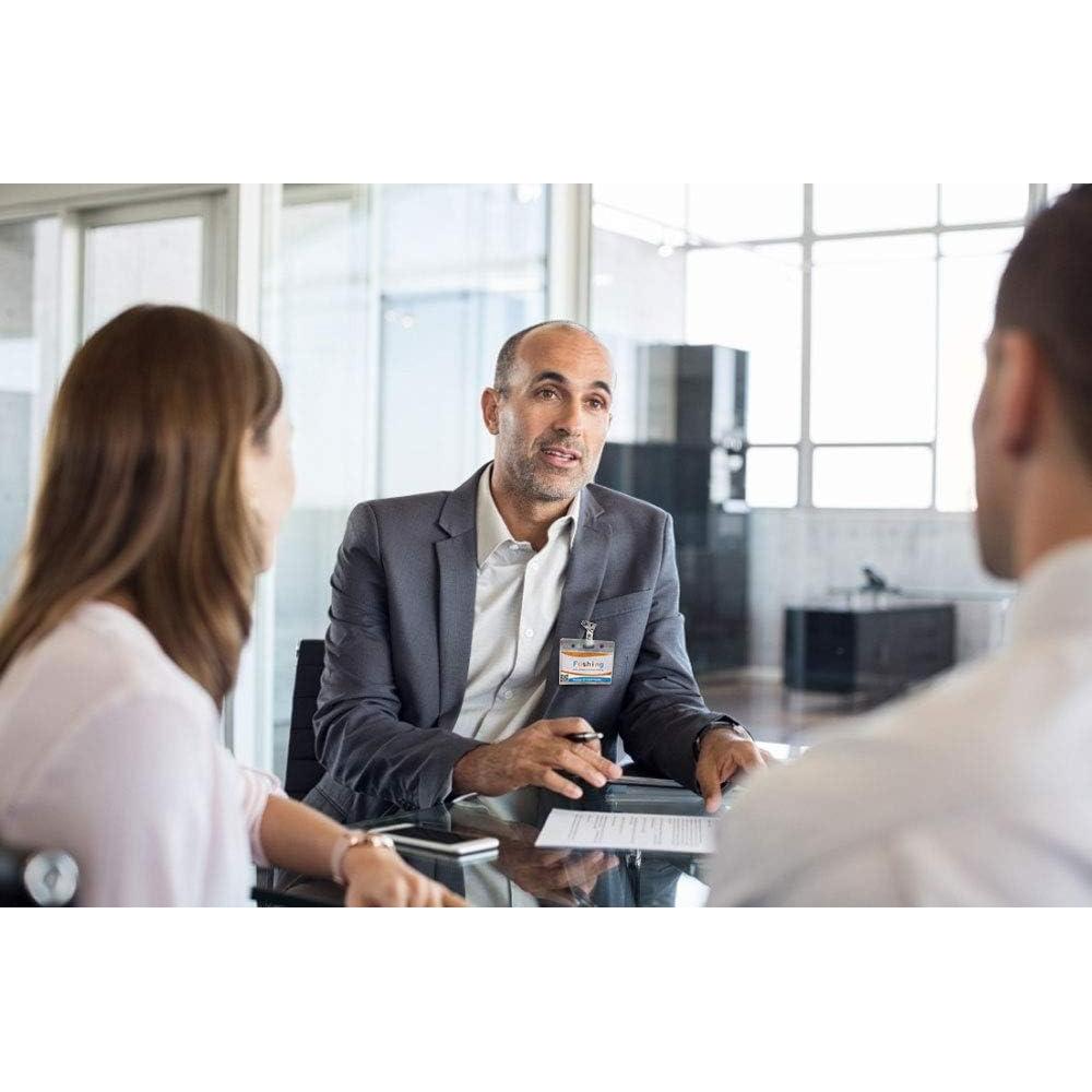 Clips de Metal Fushing 150 Pcs para Insignias y Tarjetas