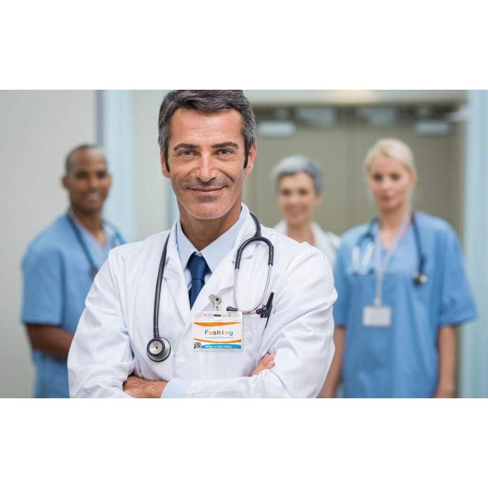 Clips de Metal Fushing 150 Pcs para Insignias y Tarjetas