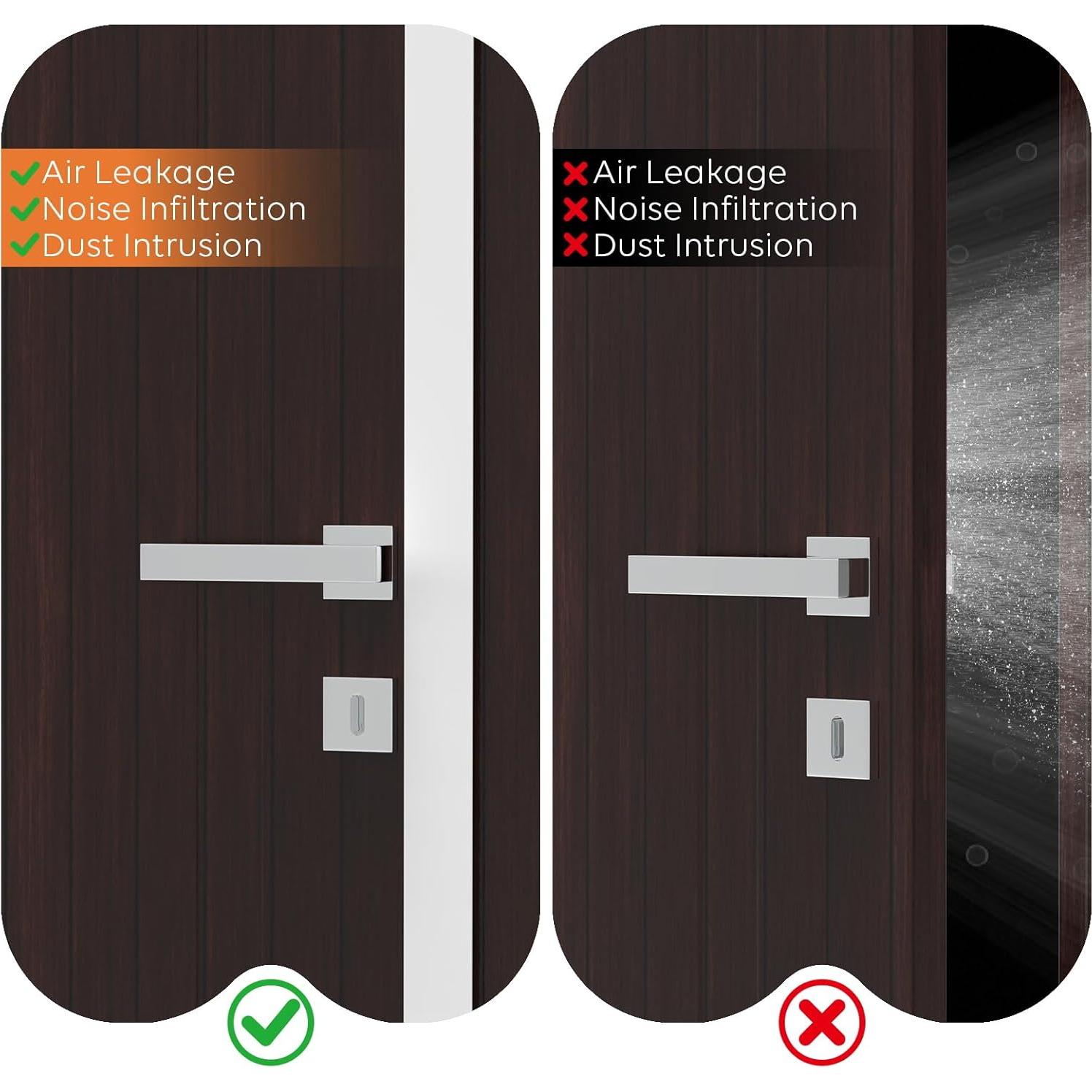 Tira de Silicona para Sellado de Puertas SILIENTWERK 6.1m