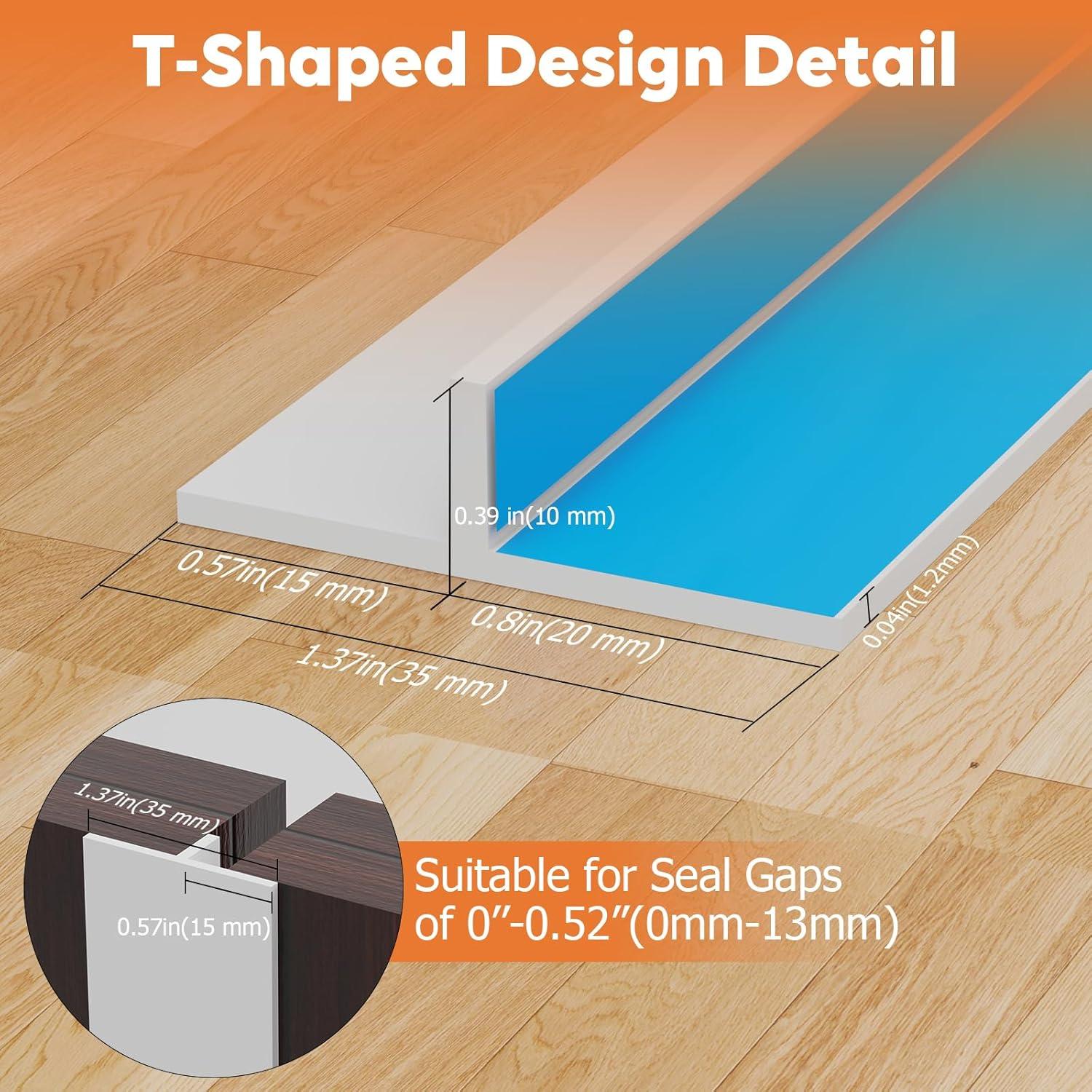 Tira de Silicona para Sellado de Puertas SILIENTWERK 6.1m