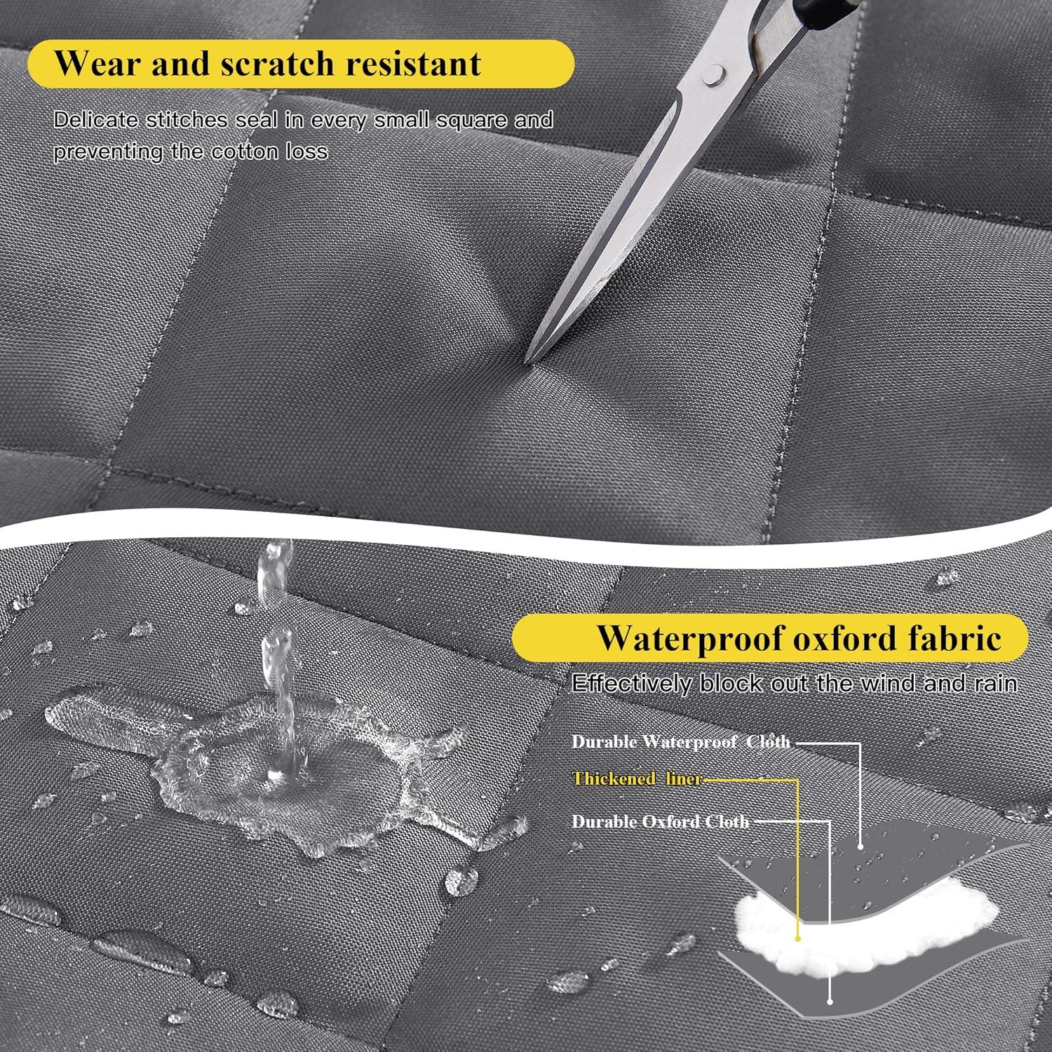 Cortina Térmica Aislante NICETOWN 86.36x208.28cm Gris