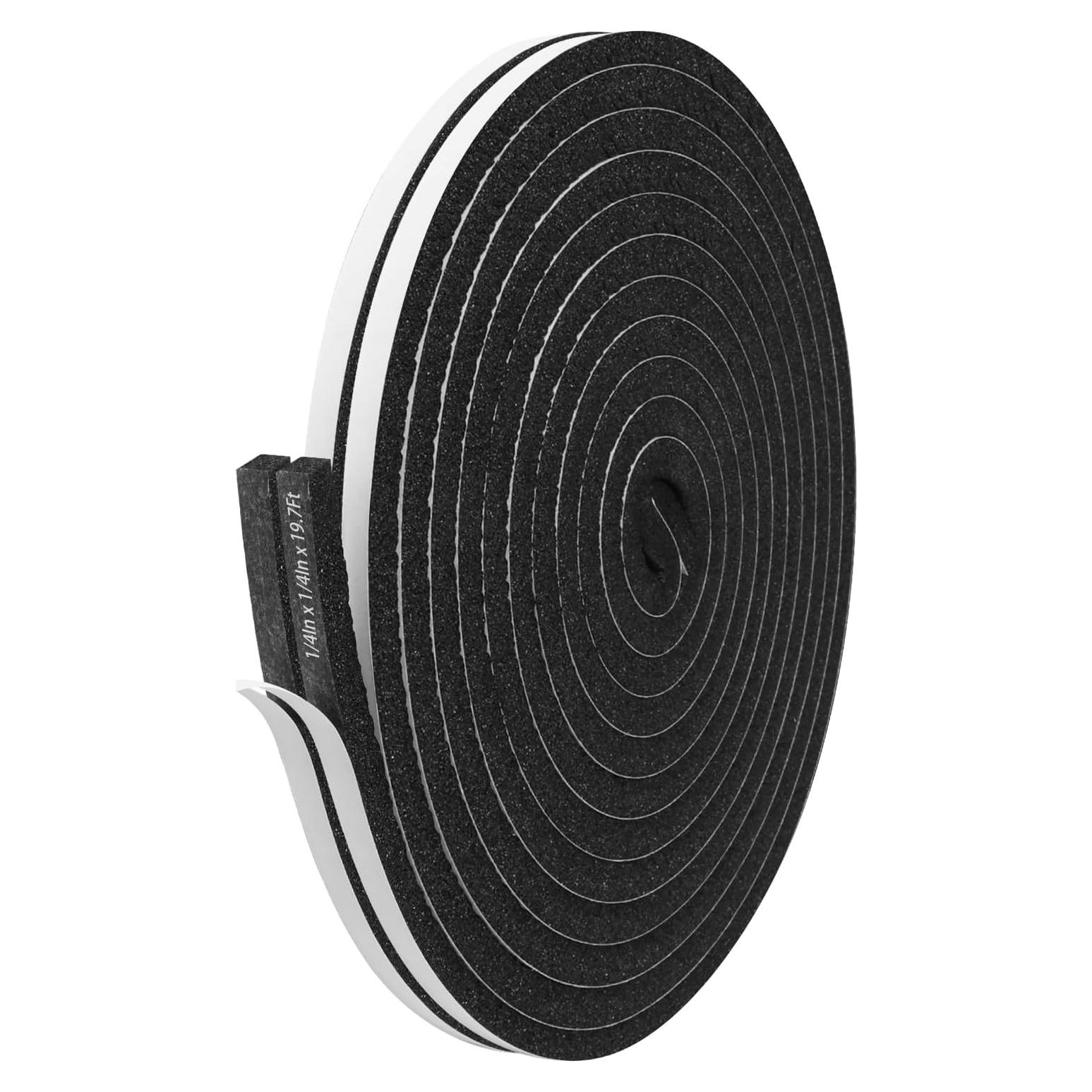 Cinta de Aislamiento de Espuma Neopreno Storystore 6.35mm x 6.35mm x 6m