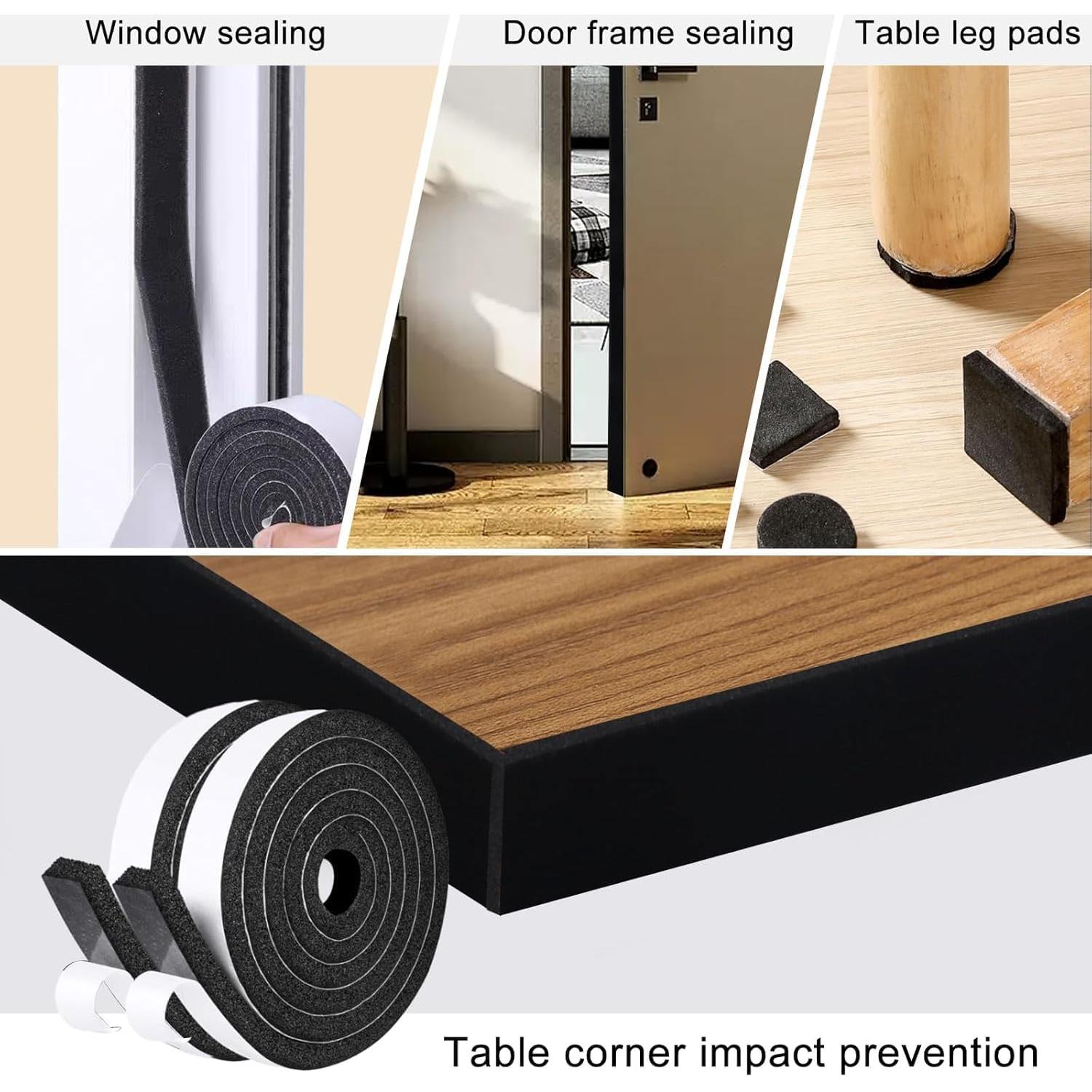 Cinta de Aislamiento de Espuma Neopreno Storystore 6.35mm x 6.35mm x 6m