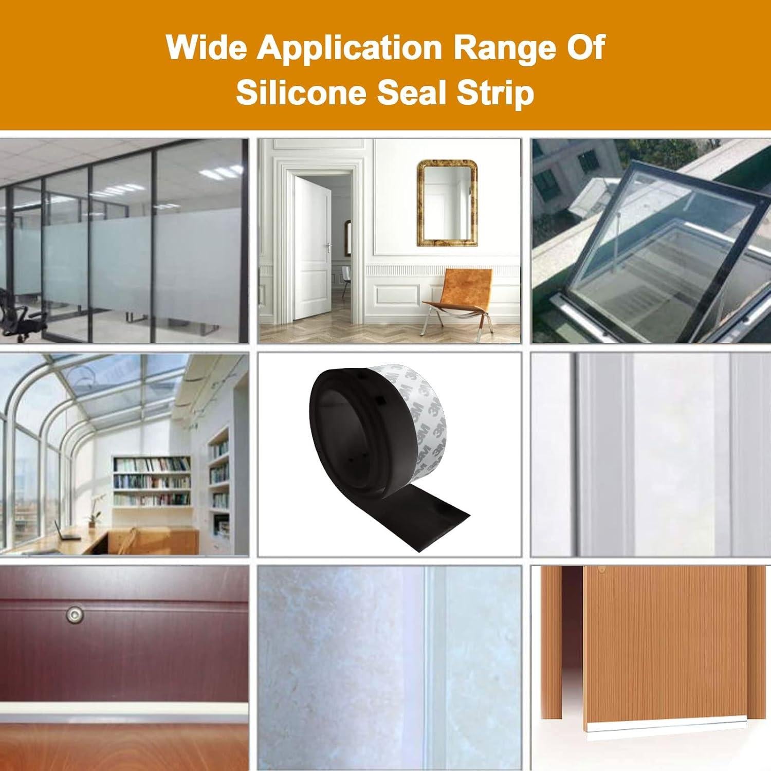 Tapón de Corrientes de Aire Pehoto 99 cm Negro Aislante