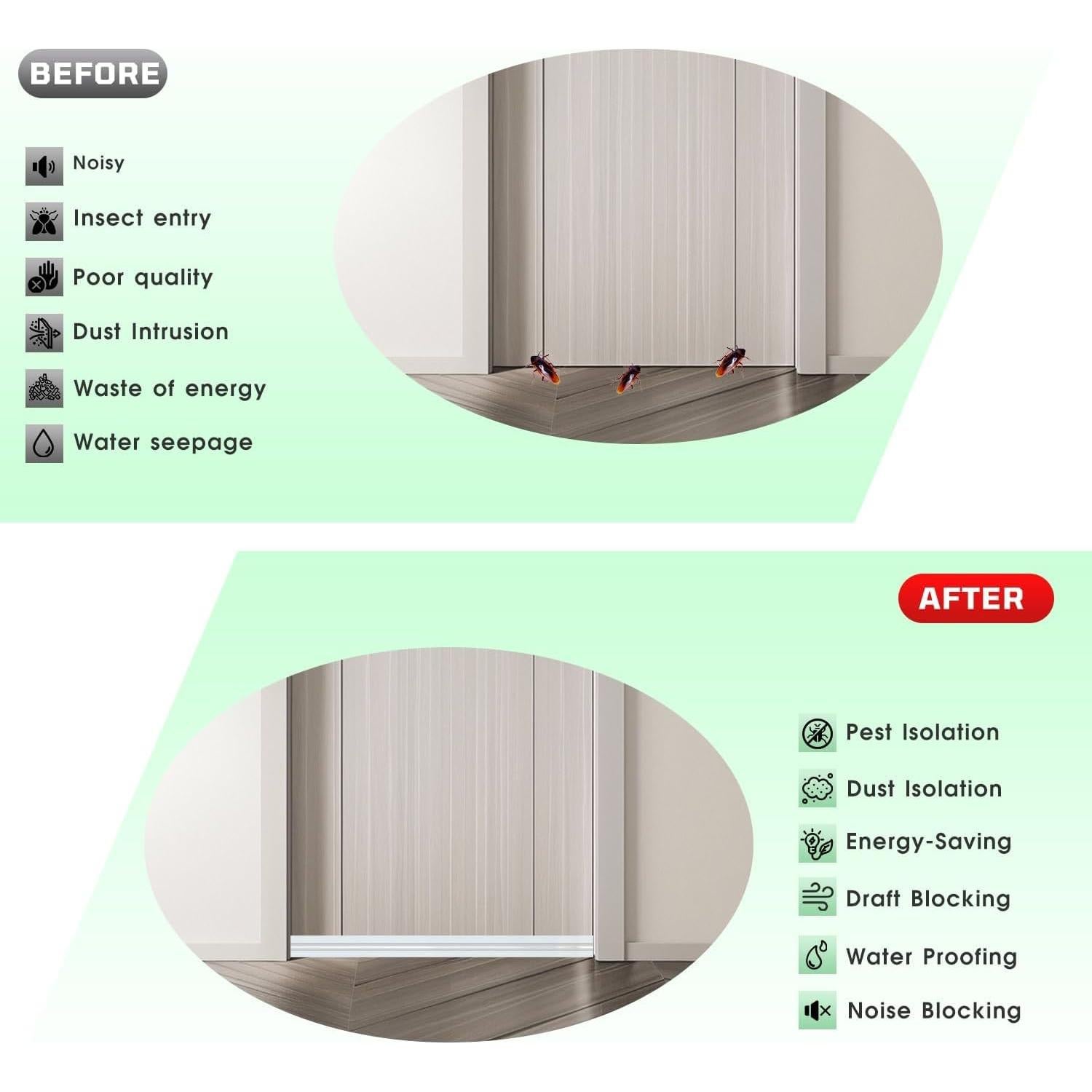 Tira de Silicona T-Shape Winfox 6m Autoadhesiva Insonorizante