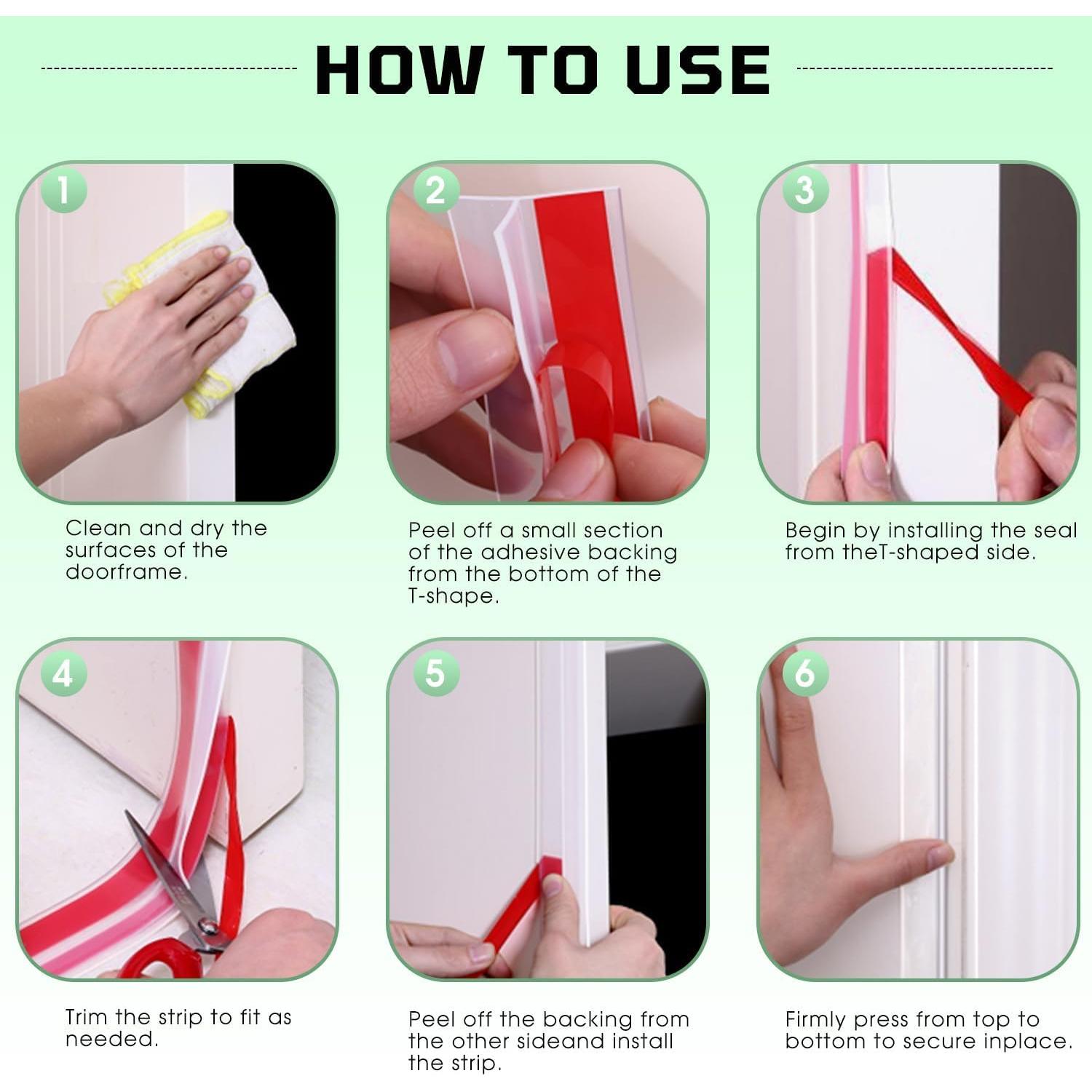 Tira de Silicona T-Shape Winfox 6m Autoadhesiva Insonorizante