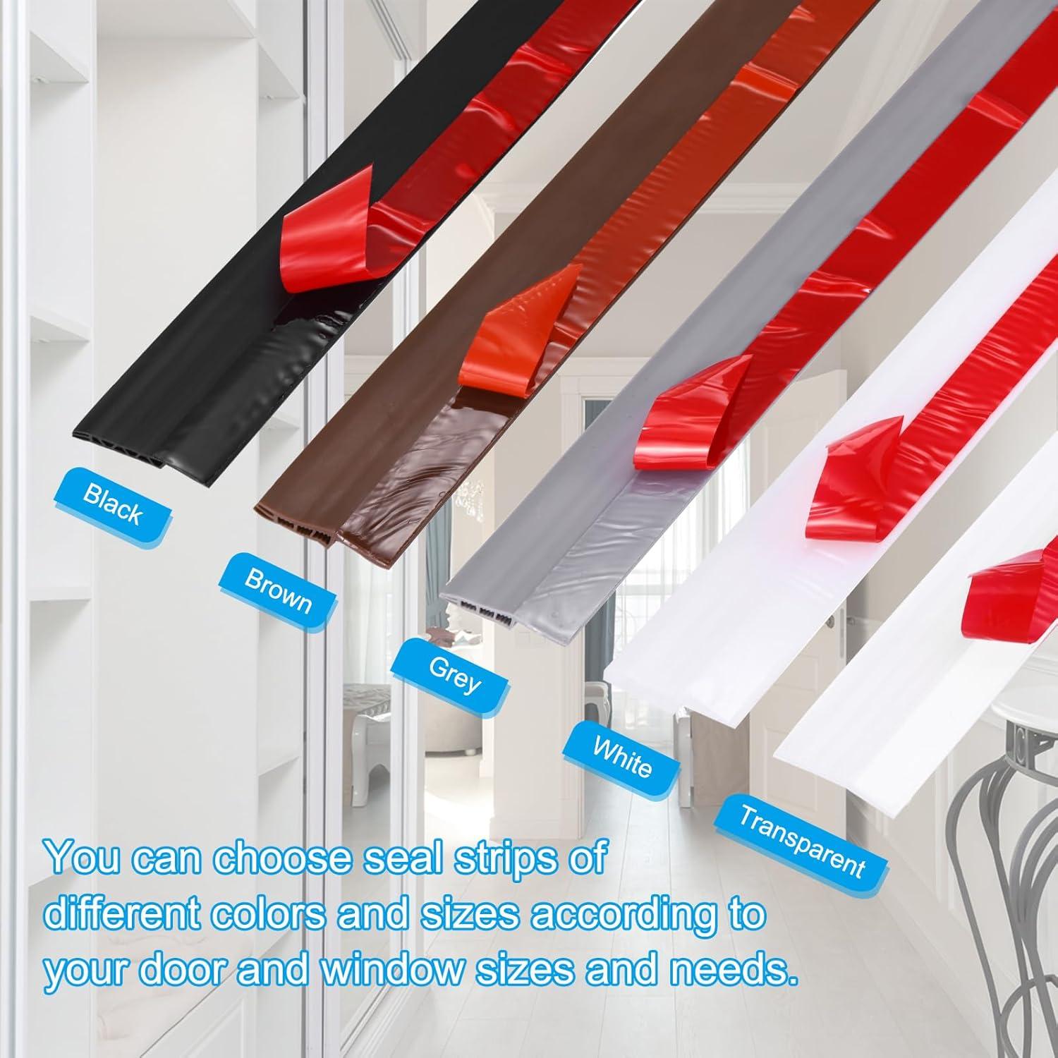 Tira de Sellado de Silicona PATIKIL 1M Gris 2 Piezas 5cm