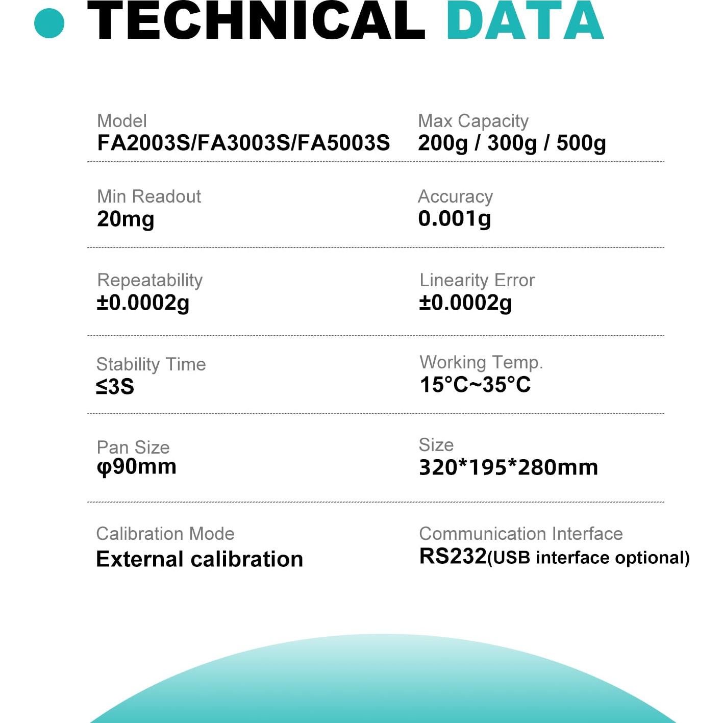 Balanza Analítica JOANLAB FA3003S 300g x 1mg Digital