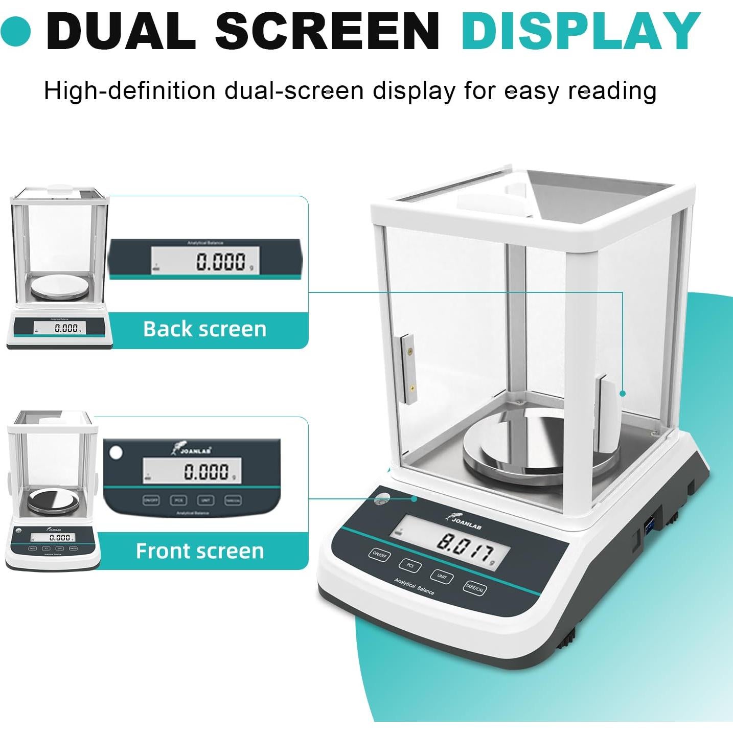 Balanza Analítica JOANLAB FA3003S 300g x 1mg Digital
