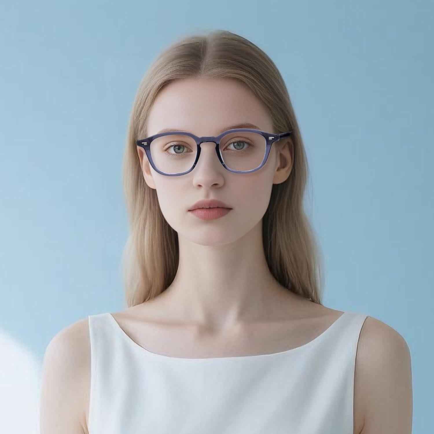 Gafas de Luz Azul Cyxus TR90 Gris Claro 8275 Anti Fatiga Ocular