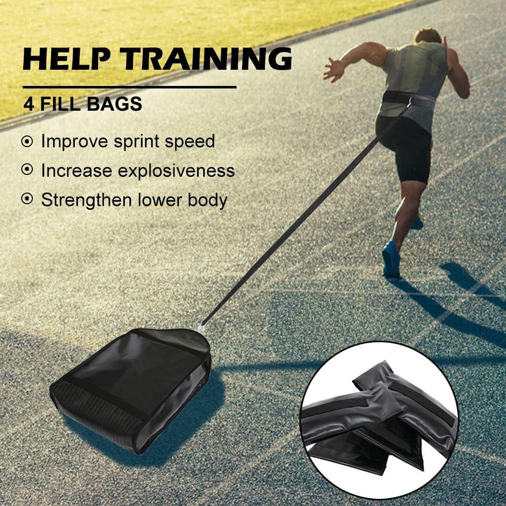 Entrenador de Trineo Ajustable NAIZEA con 4 Bolsas de Arena