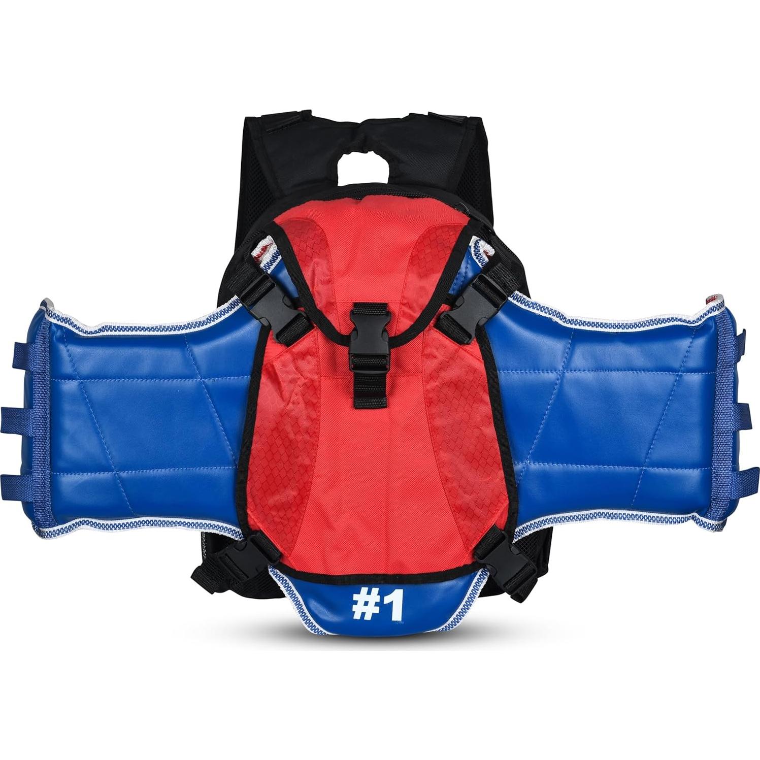 Mochila Deportiva MACS para Artes Marciales - Rojo - Grande