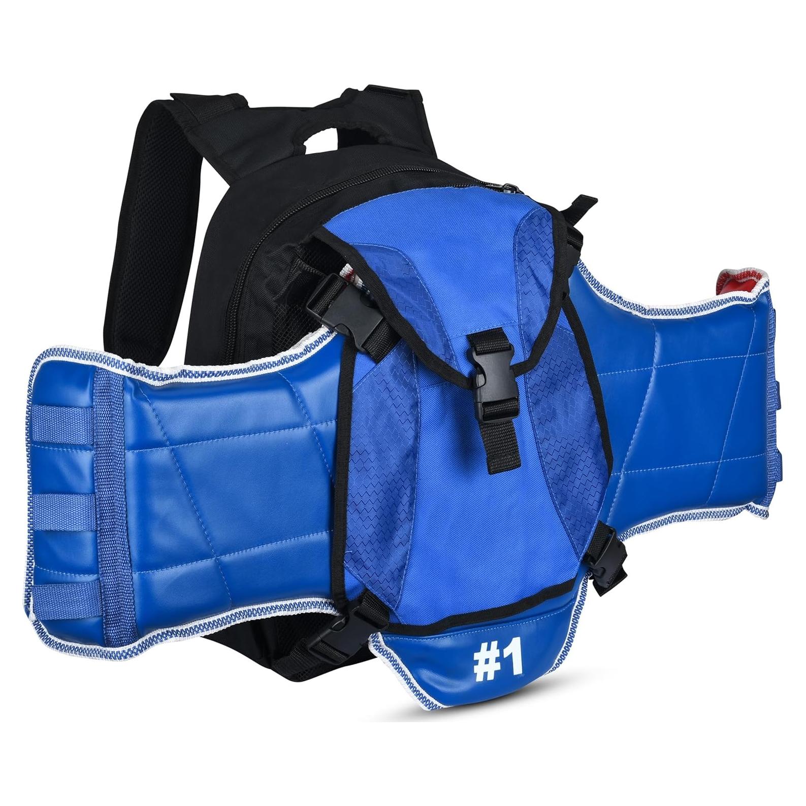 Mochila Deportiva MACS para Artes Marciales - Azul Grande