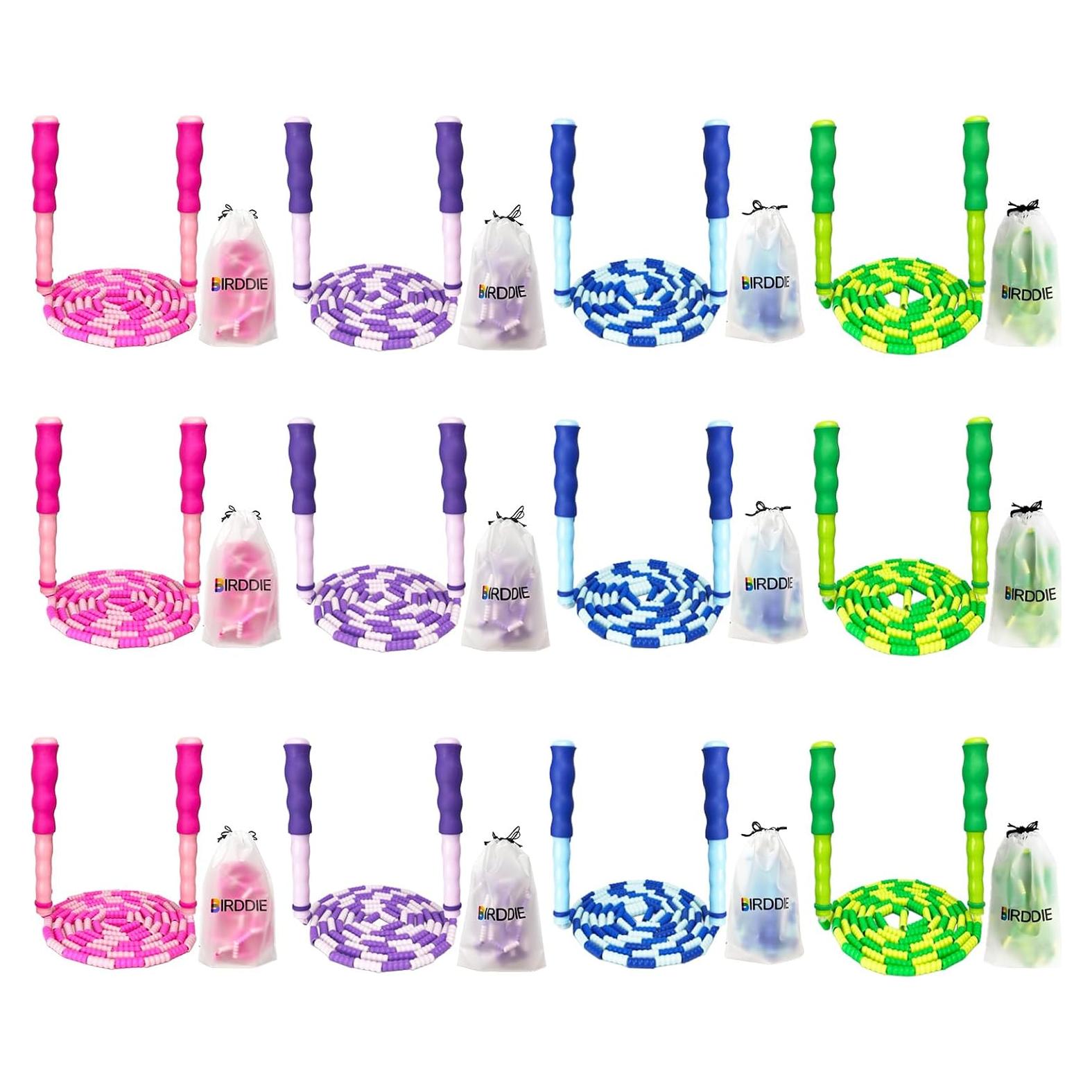 Cuerda de Saltar Ajustable BIRDDIE 2.8m con Perlas Suaves