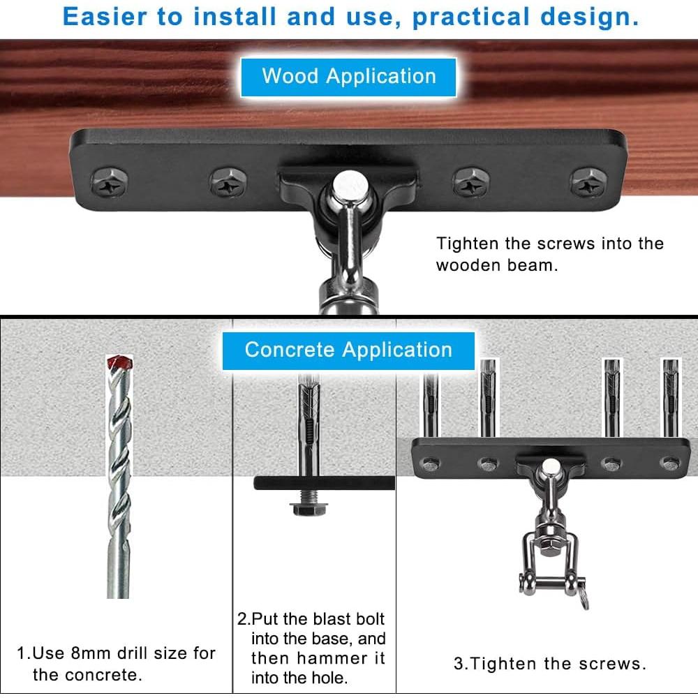 Soporte para Bolsa Pesada Dolibest 272 kg Acero Inoxidable
